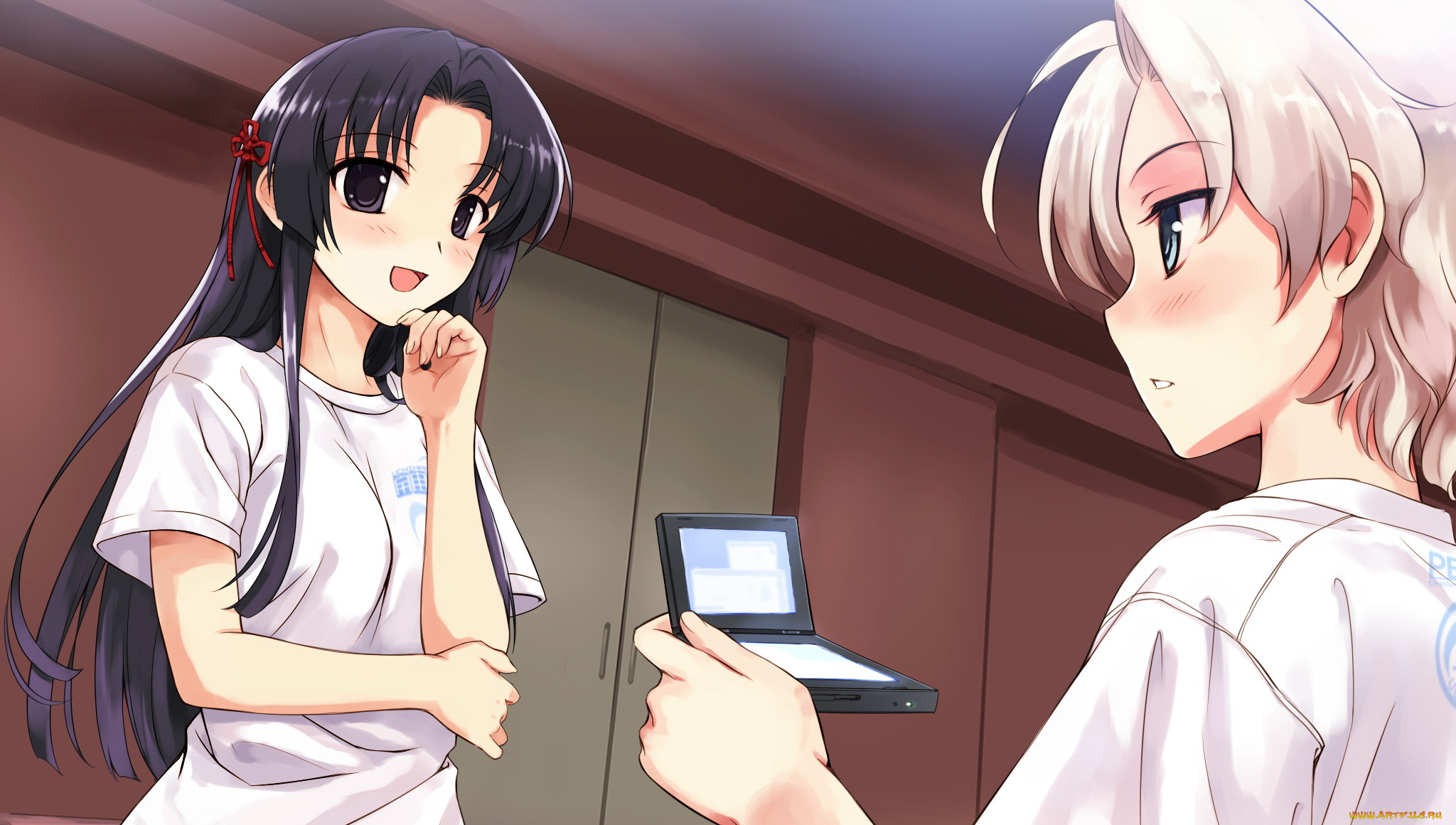 аниме, suiheisen, made, nan, mile, фон, взгляд, девушка