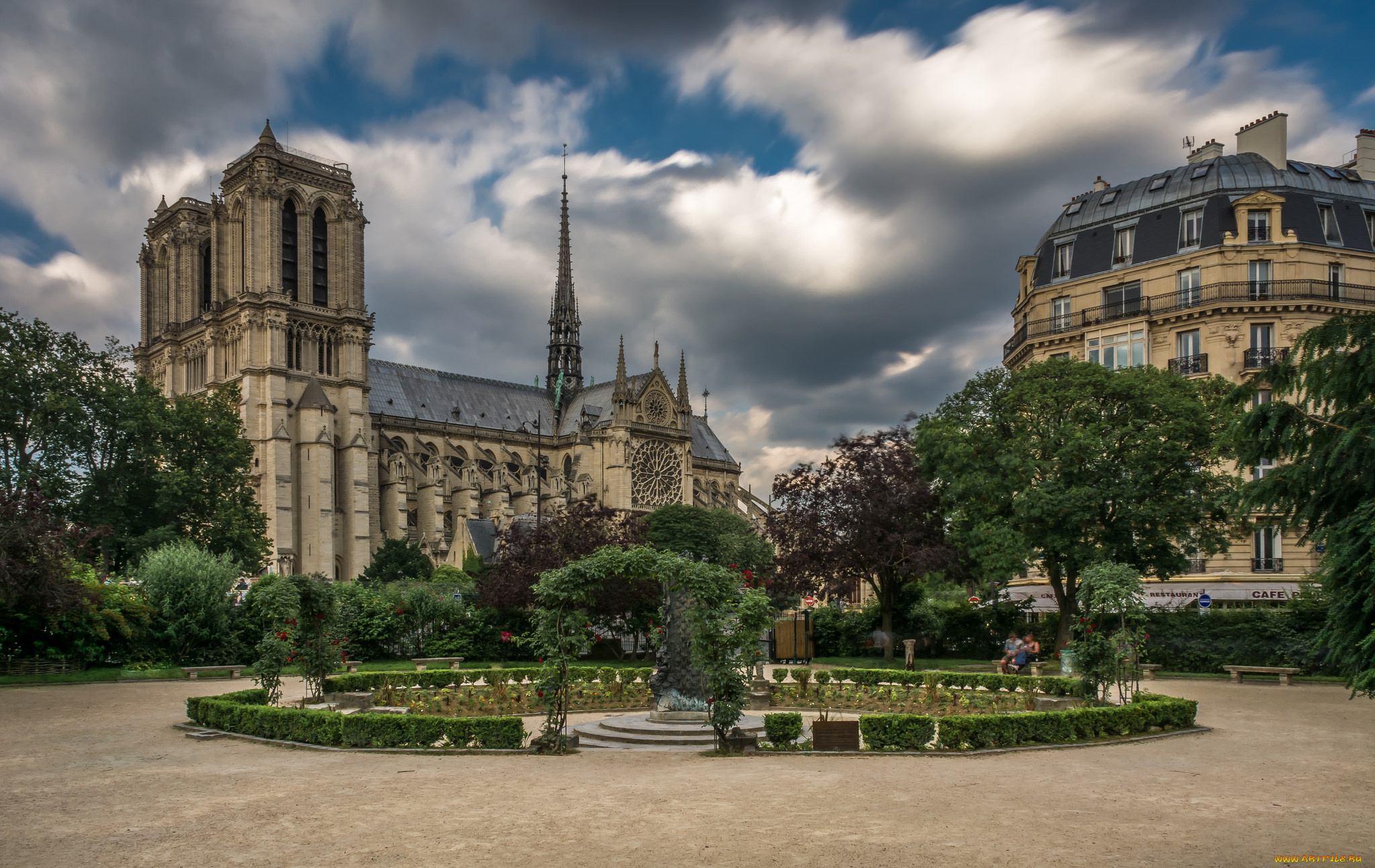 notre-dame, de, paris, , france, города, париж, , франция, собор