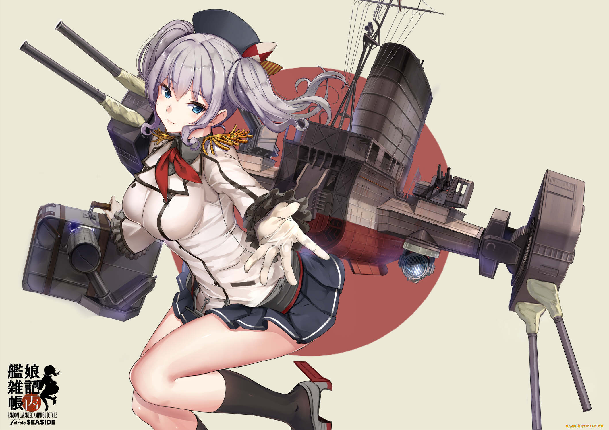 аниме, kantai, collection, kashima
