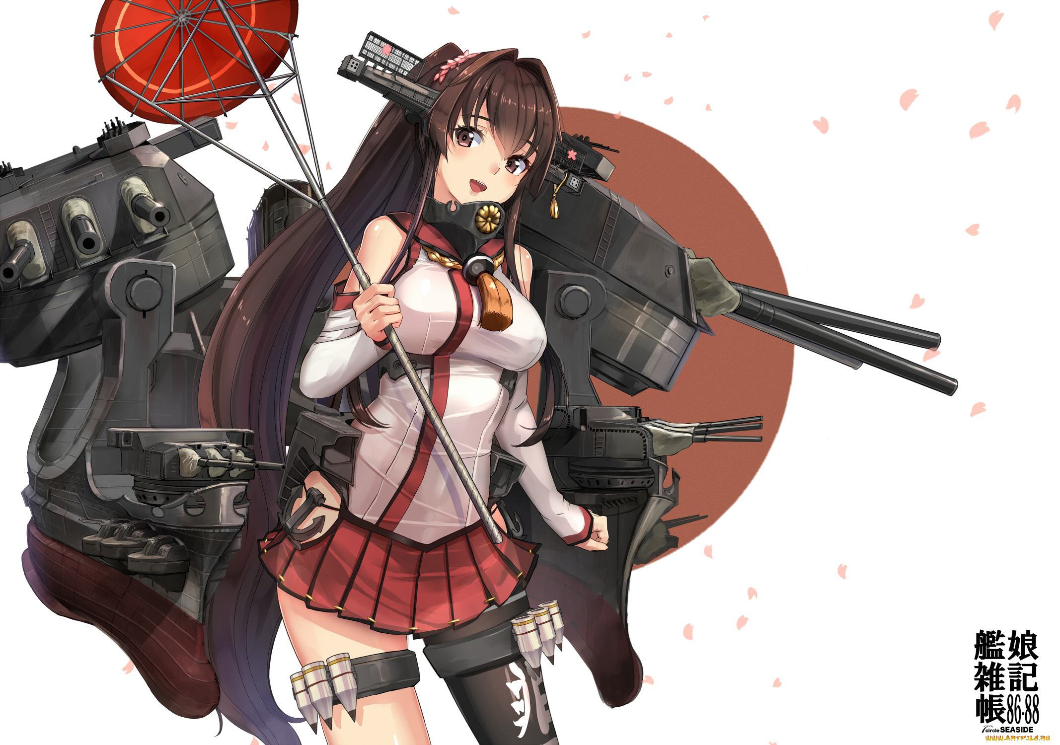 аниме, kantai, collection, yamato