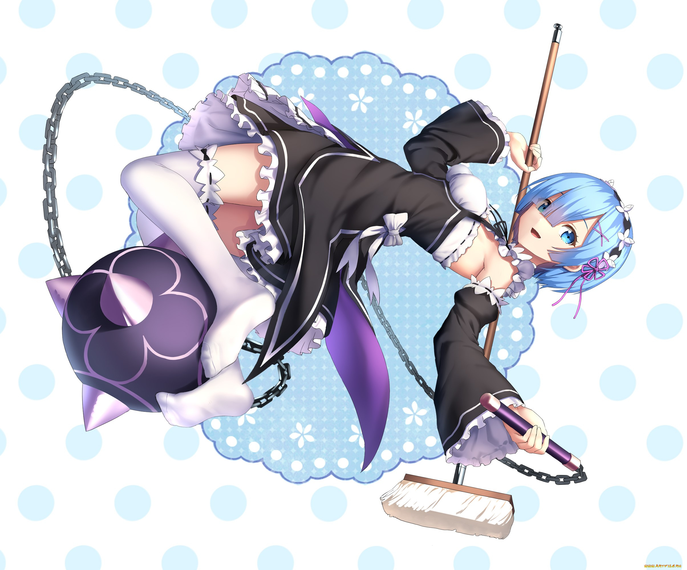 аниме, re, , zero, kara, hajimeru, isekai, seikatsu, rem