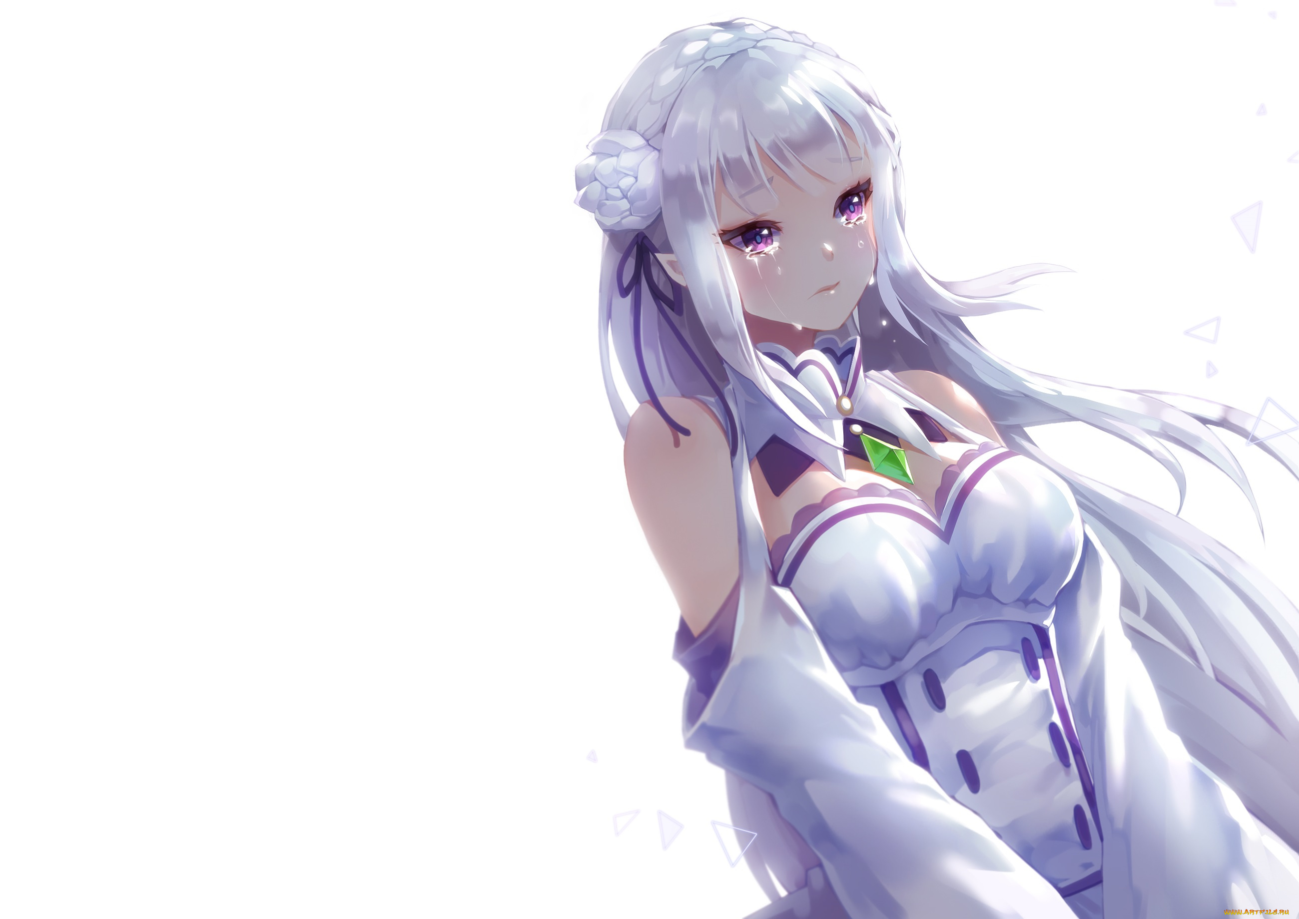 аниме, re, , zero, kara, hajimeru, isekai, seikatsu, эмилия