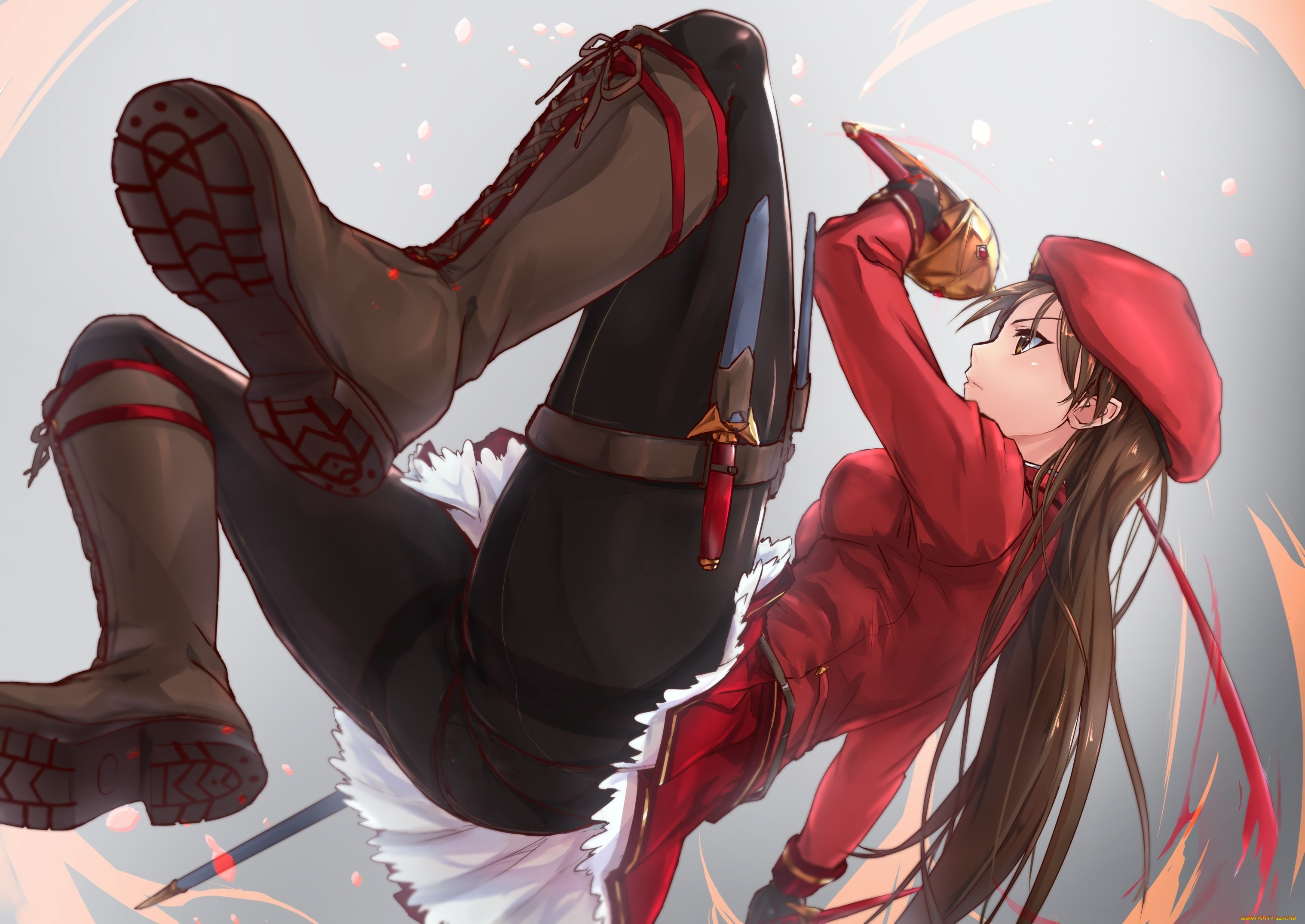 аниме, оружие, , техника, , технологии, девушкa