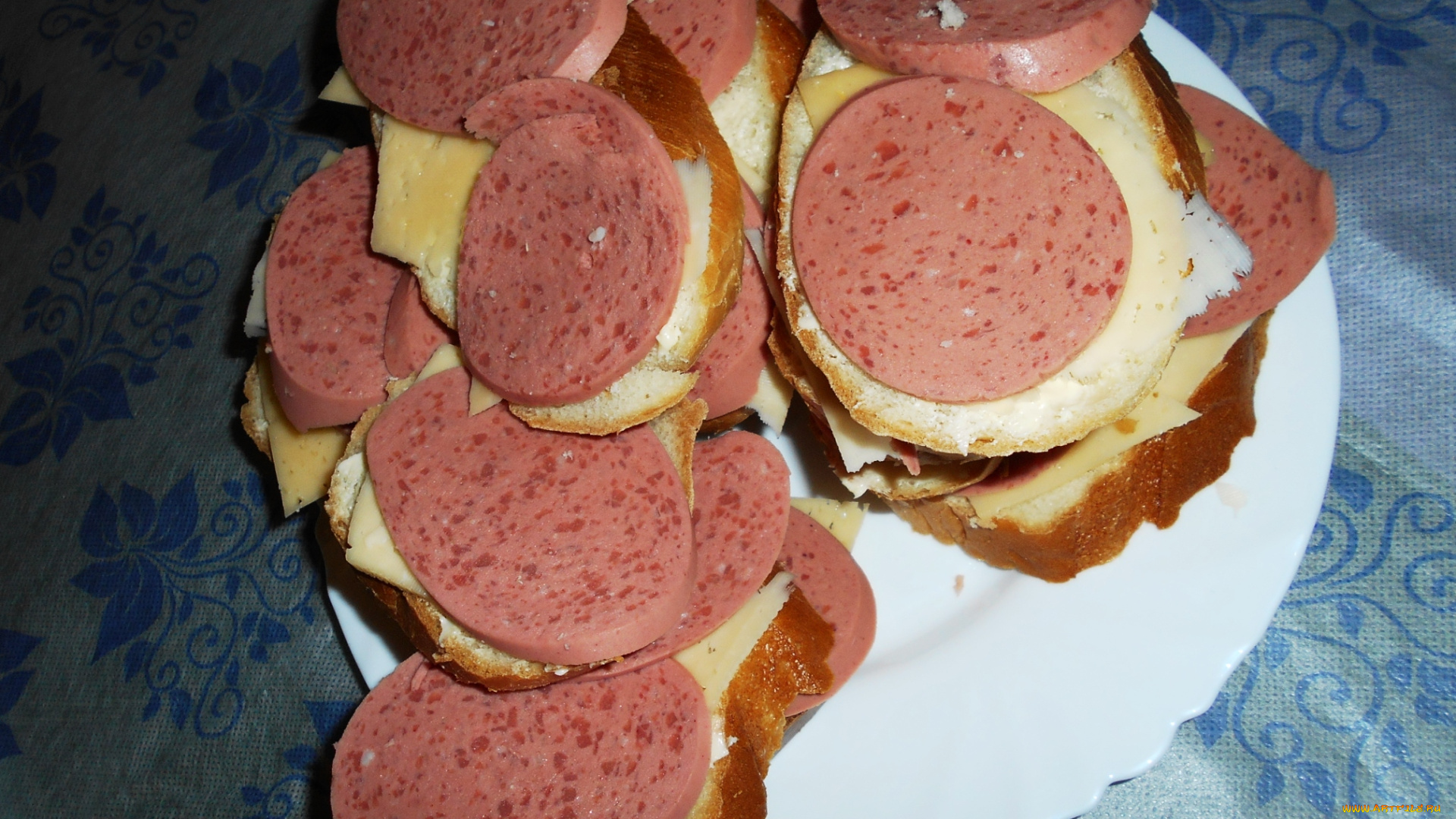 еда, бутерброды, , гамбургеры, , канапе, колбаса