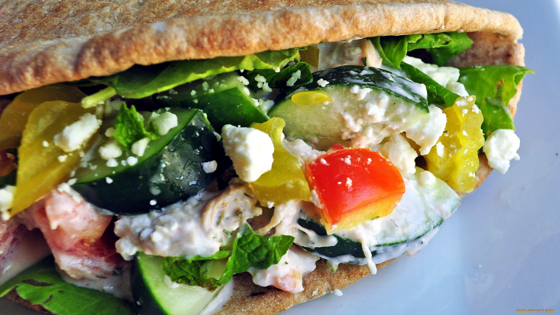 еда, бутерброды, , гамбургеры, , канапе, овощи, пита, сыр