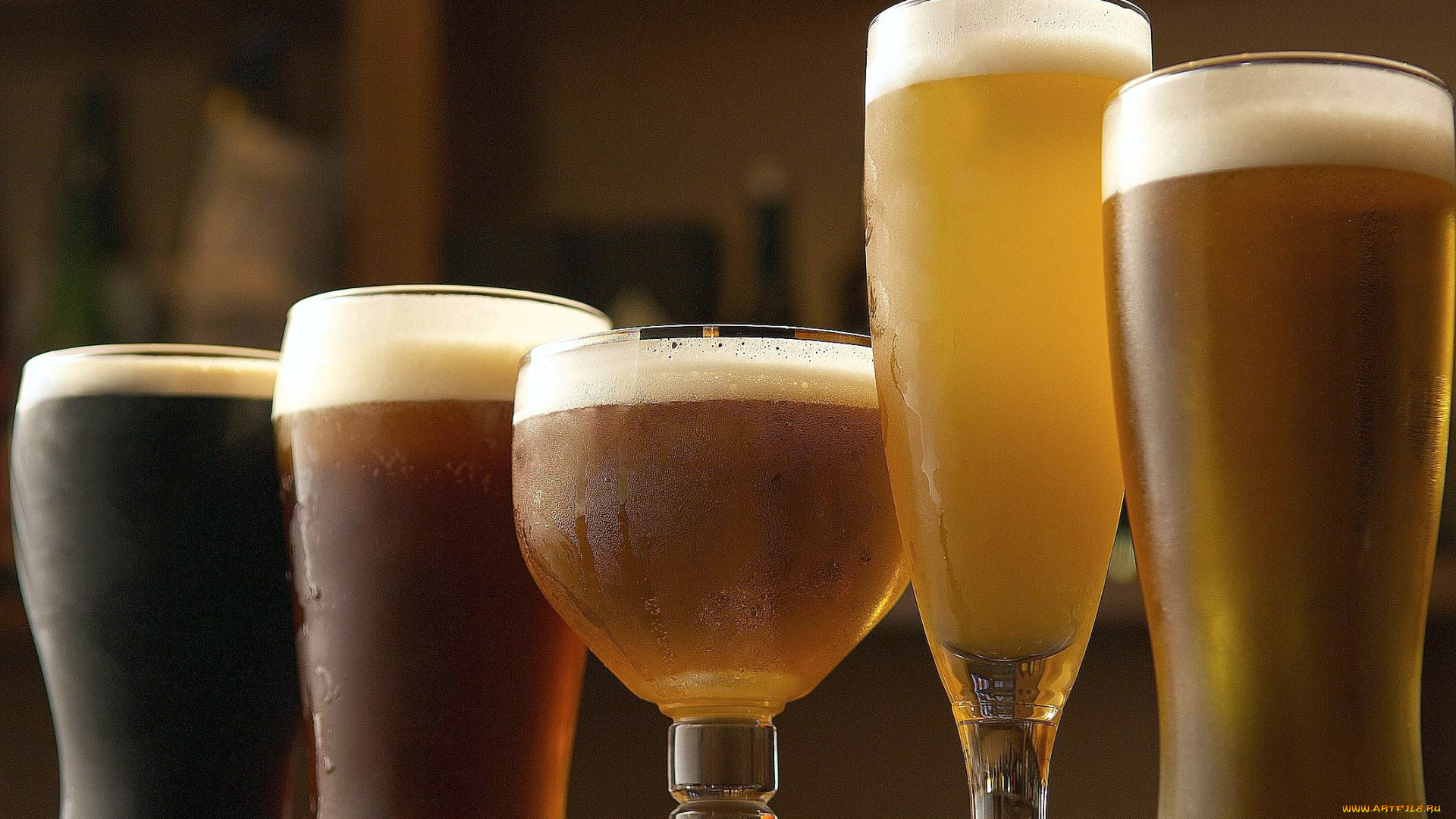 еда, напитки, , пиво, пиво, ассорти, бокалы, пена