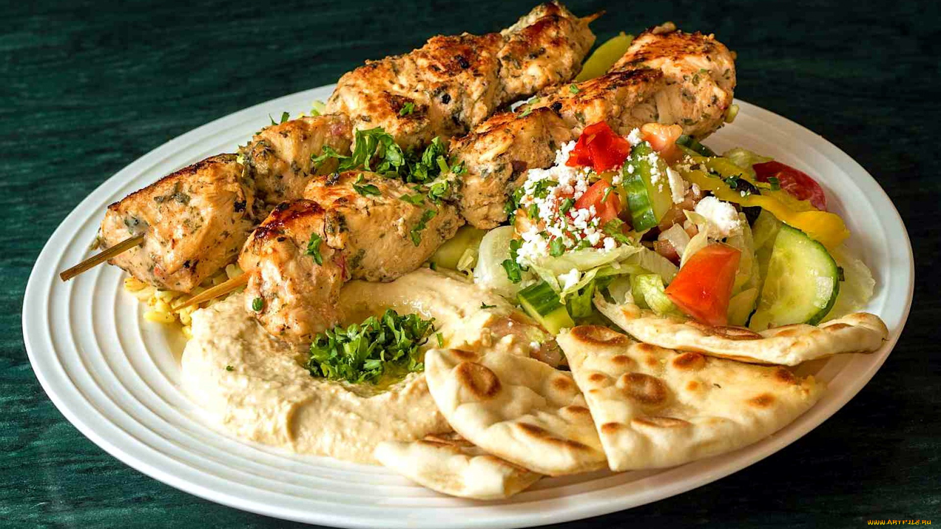 еда, шашлык, , барбекю, лепешка, овощи, мясо