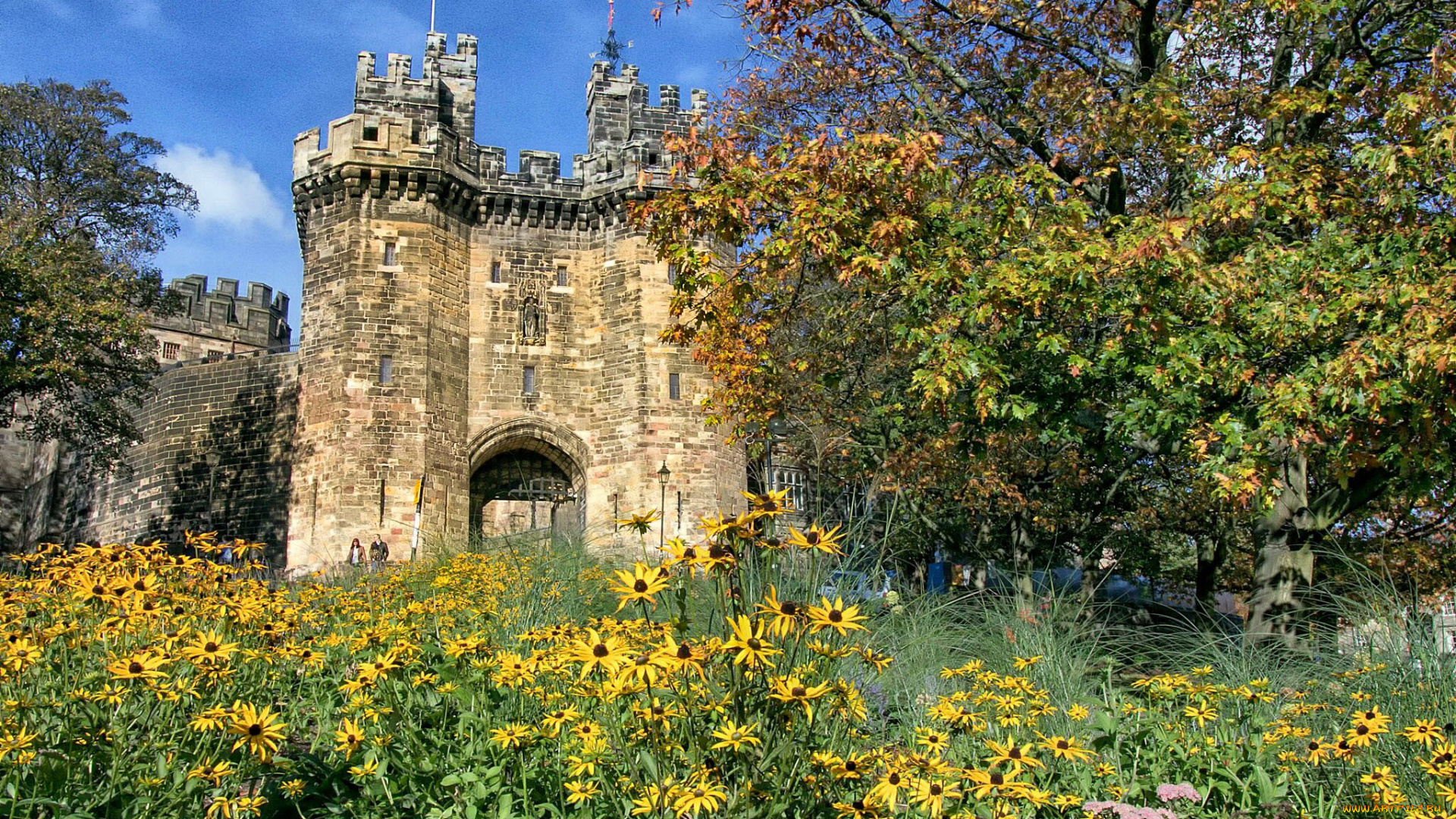 lancaster, castle, города, замки, англии, замок