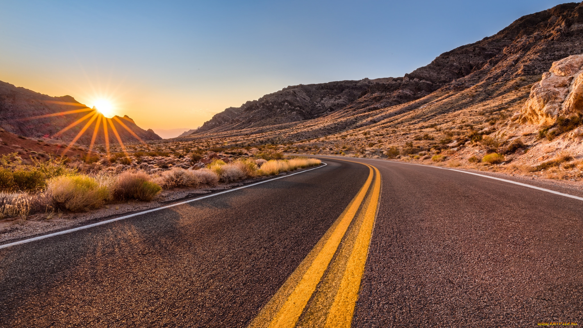 природа, дороги, простор