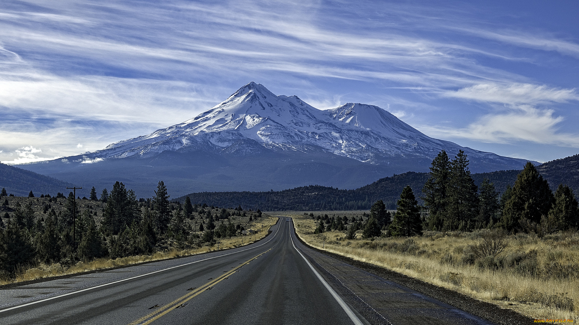 природа, дороги, простор