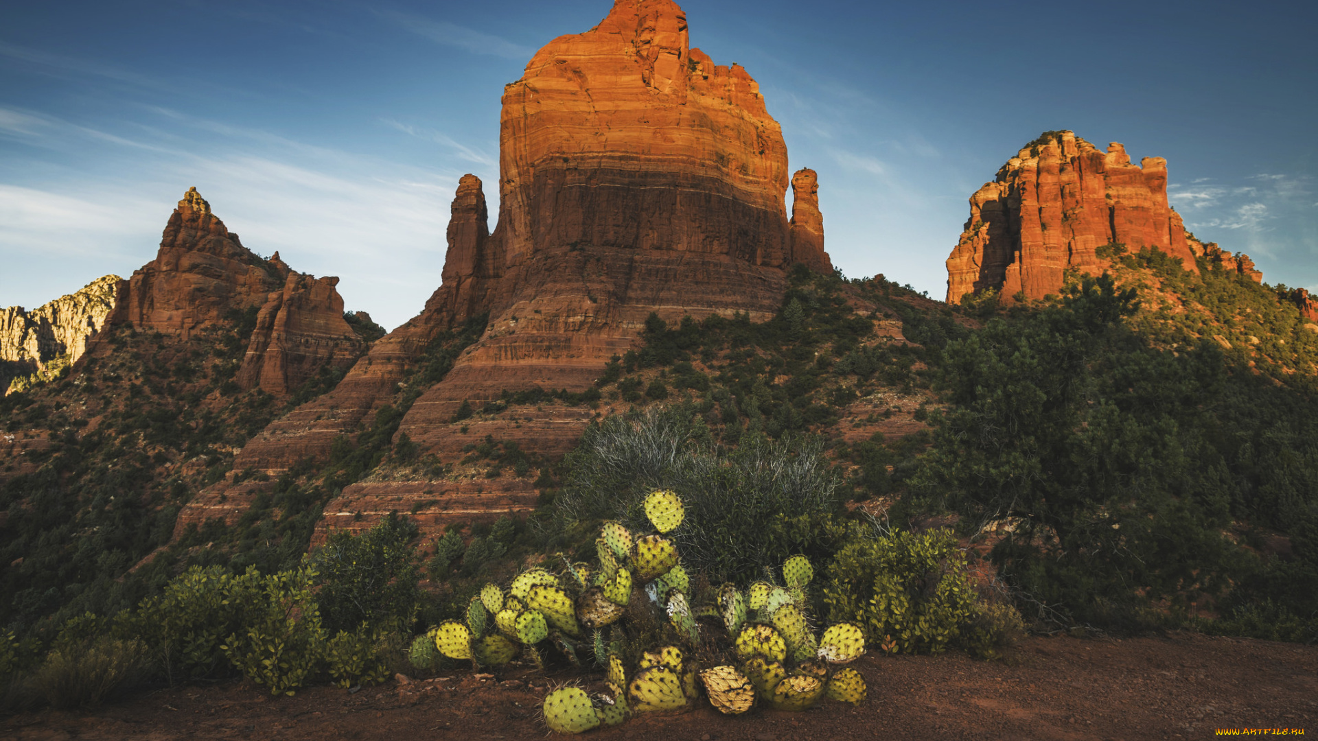 природа, горы, простор