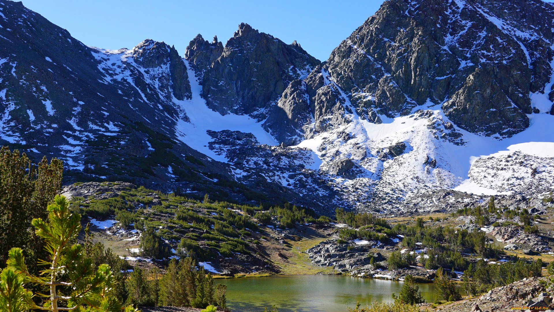 природа, горы, простор