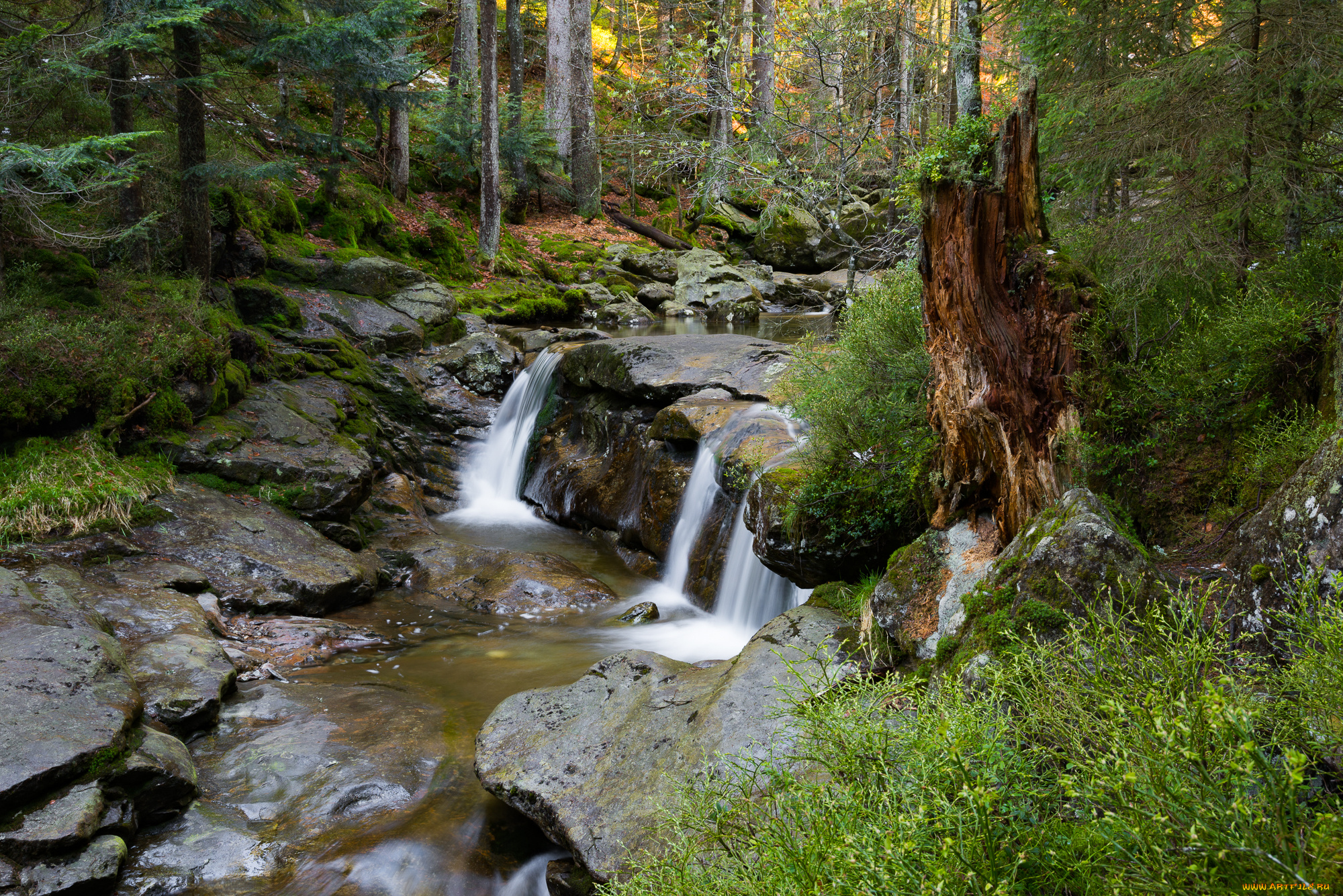 природа, водопады, простор
