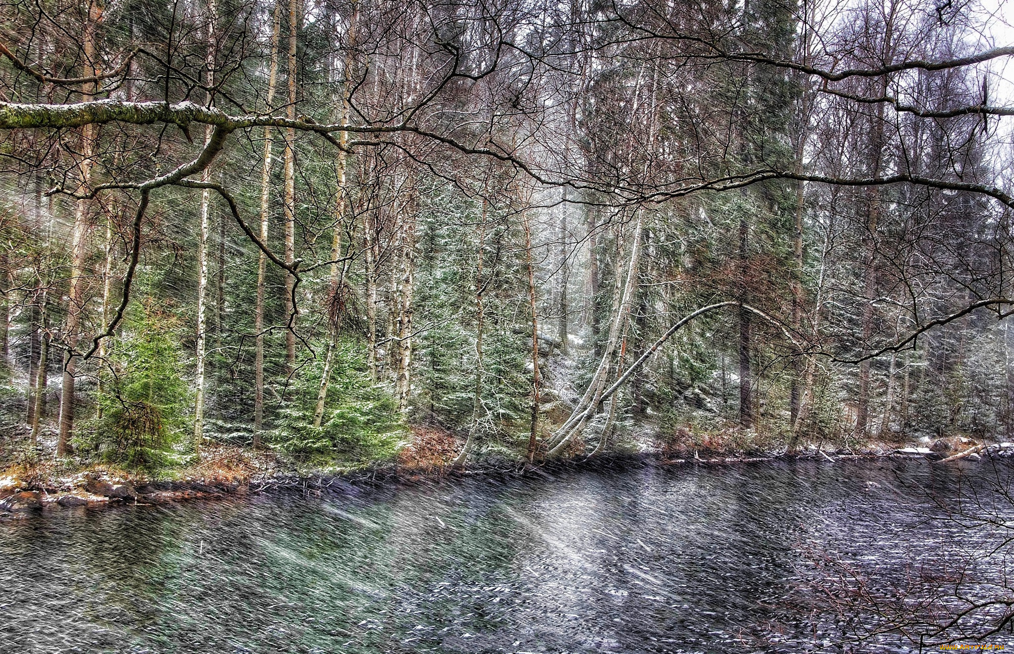 природа, реки, озера, простор