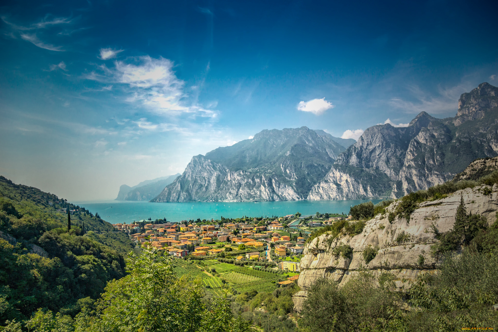 lake, garda, города, -, пейзажи, озеро, горы