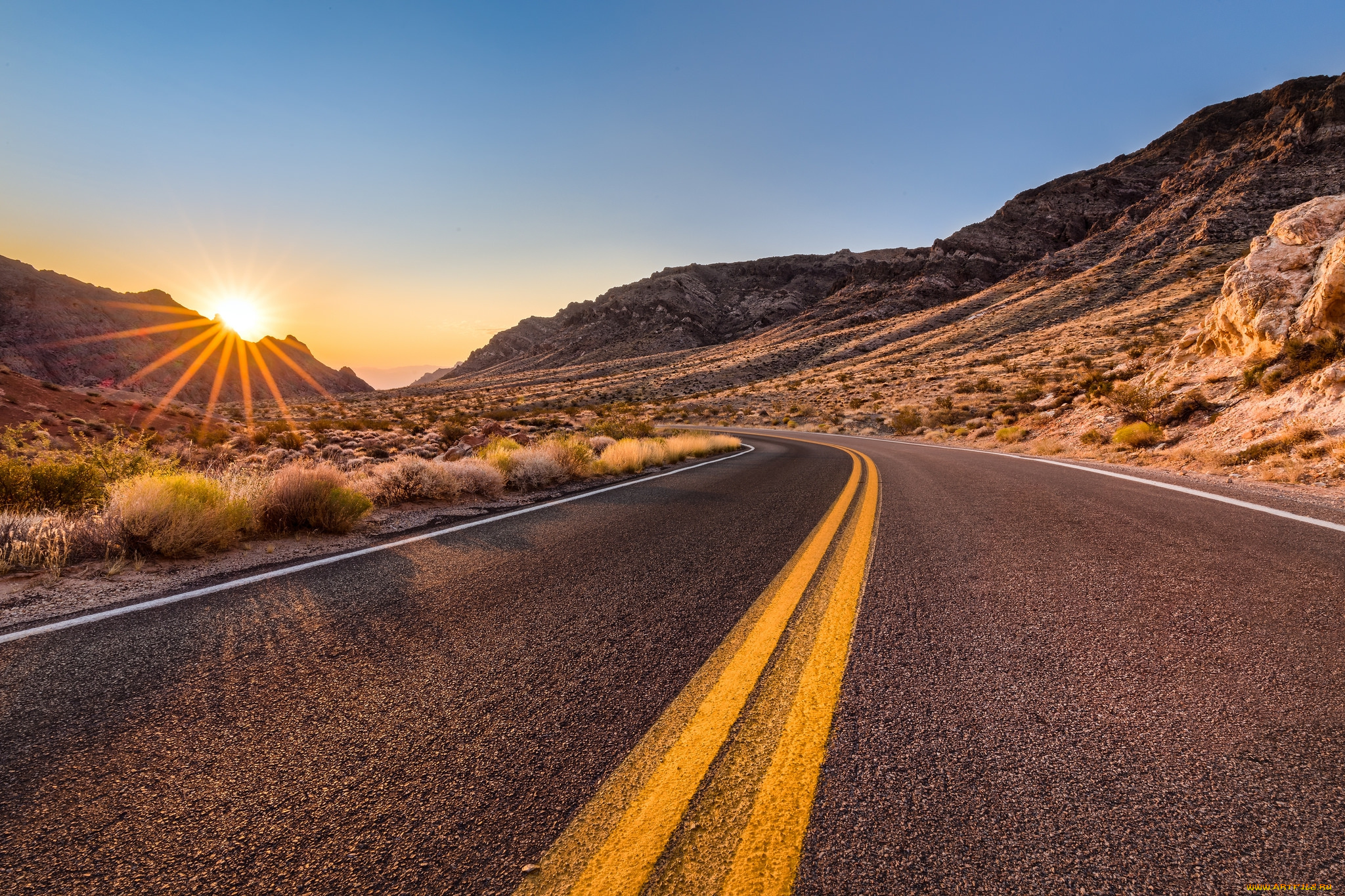 природа, дороги, простор