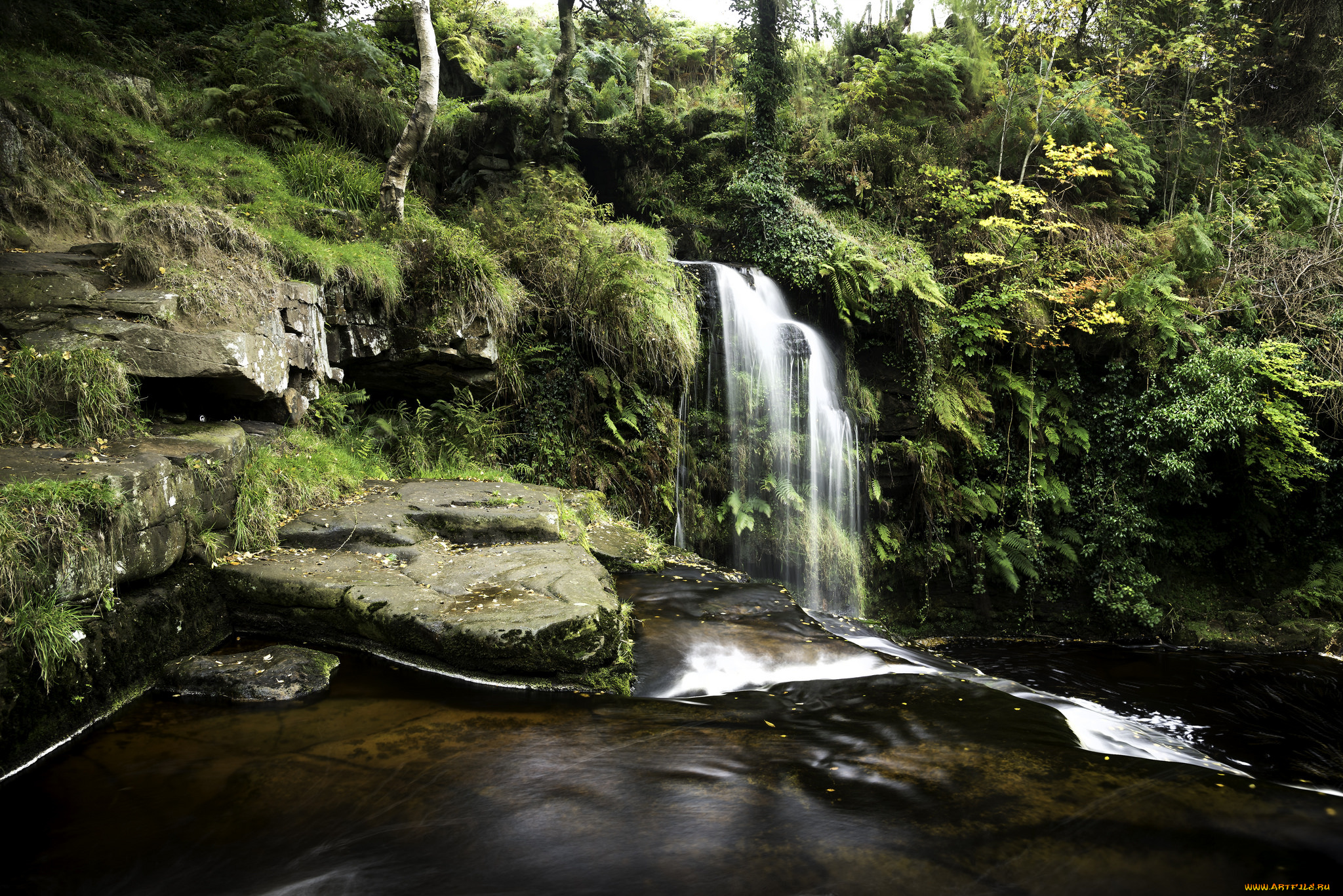 природа, водопады, простор