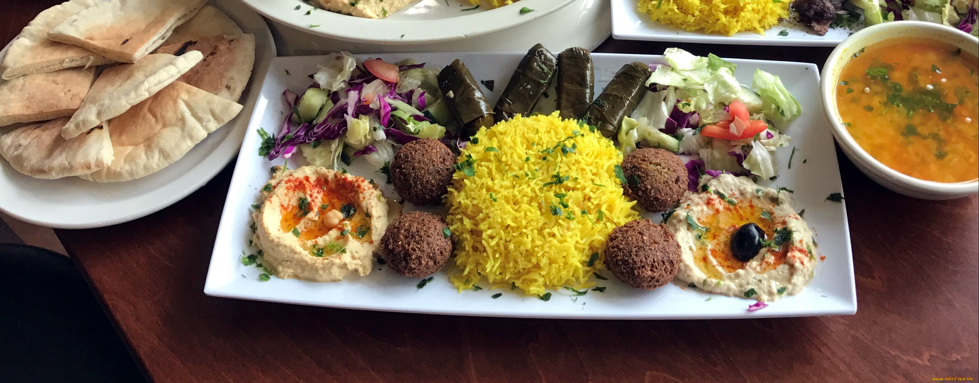 еда, разное, рис, лепешки, голубцы, салат