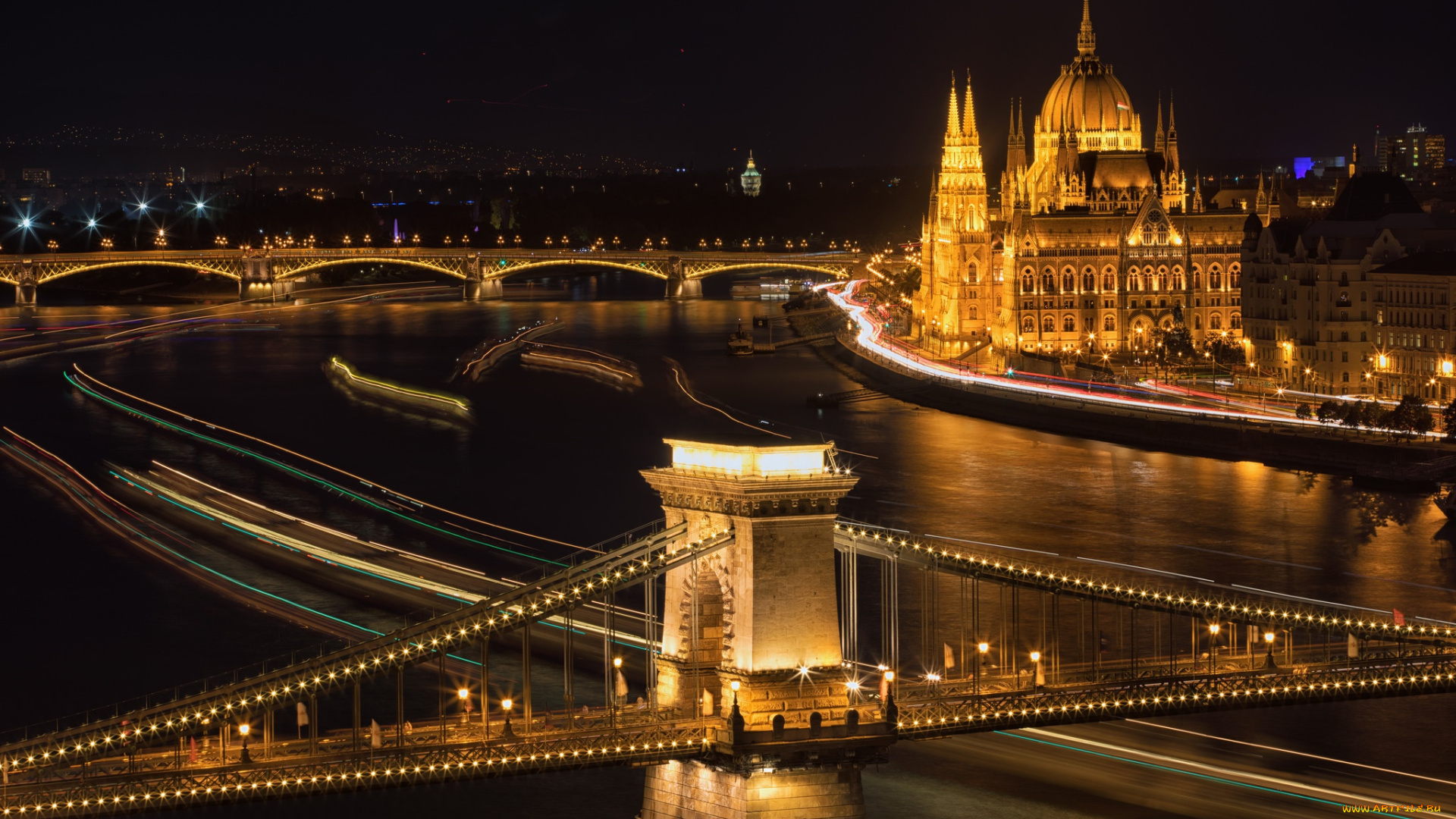 города, будапешт, , венгрия, город, budapest, ночь