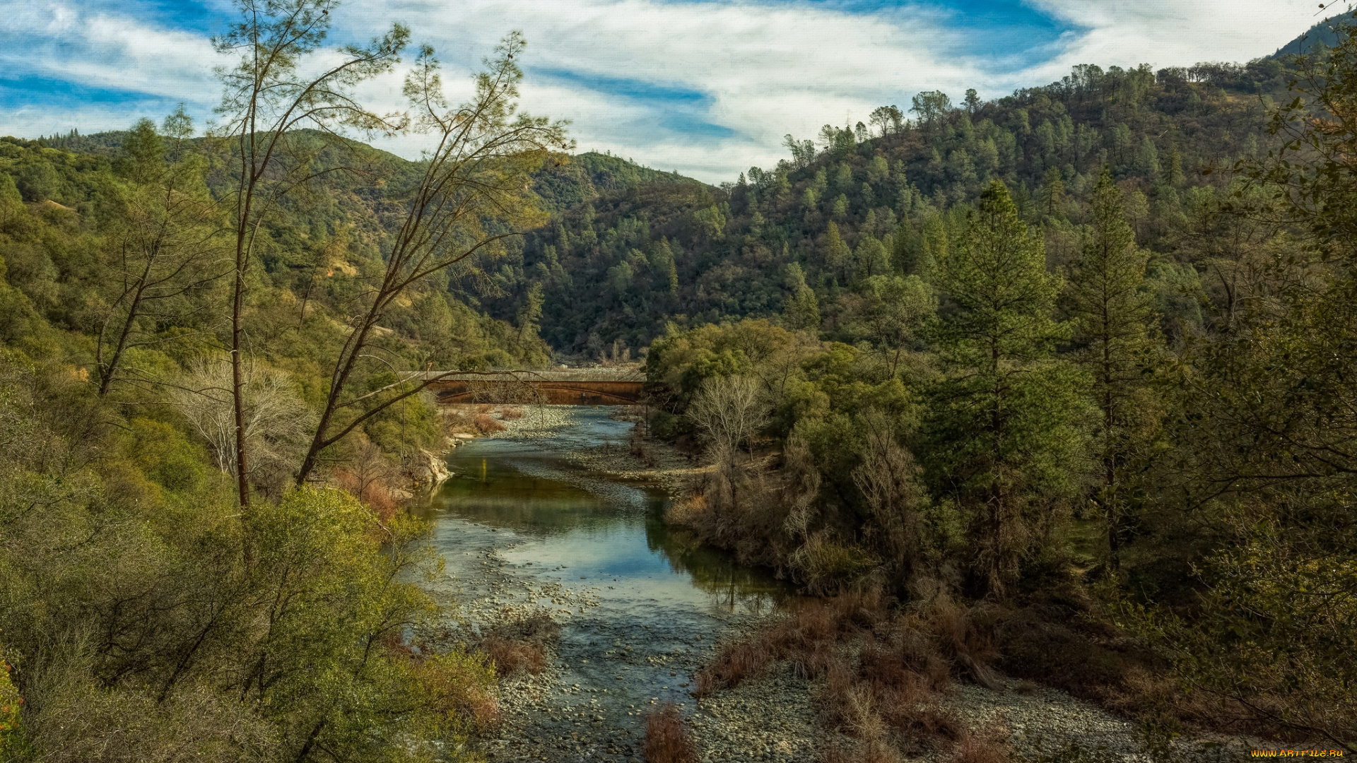 природа, реки, озера, простор