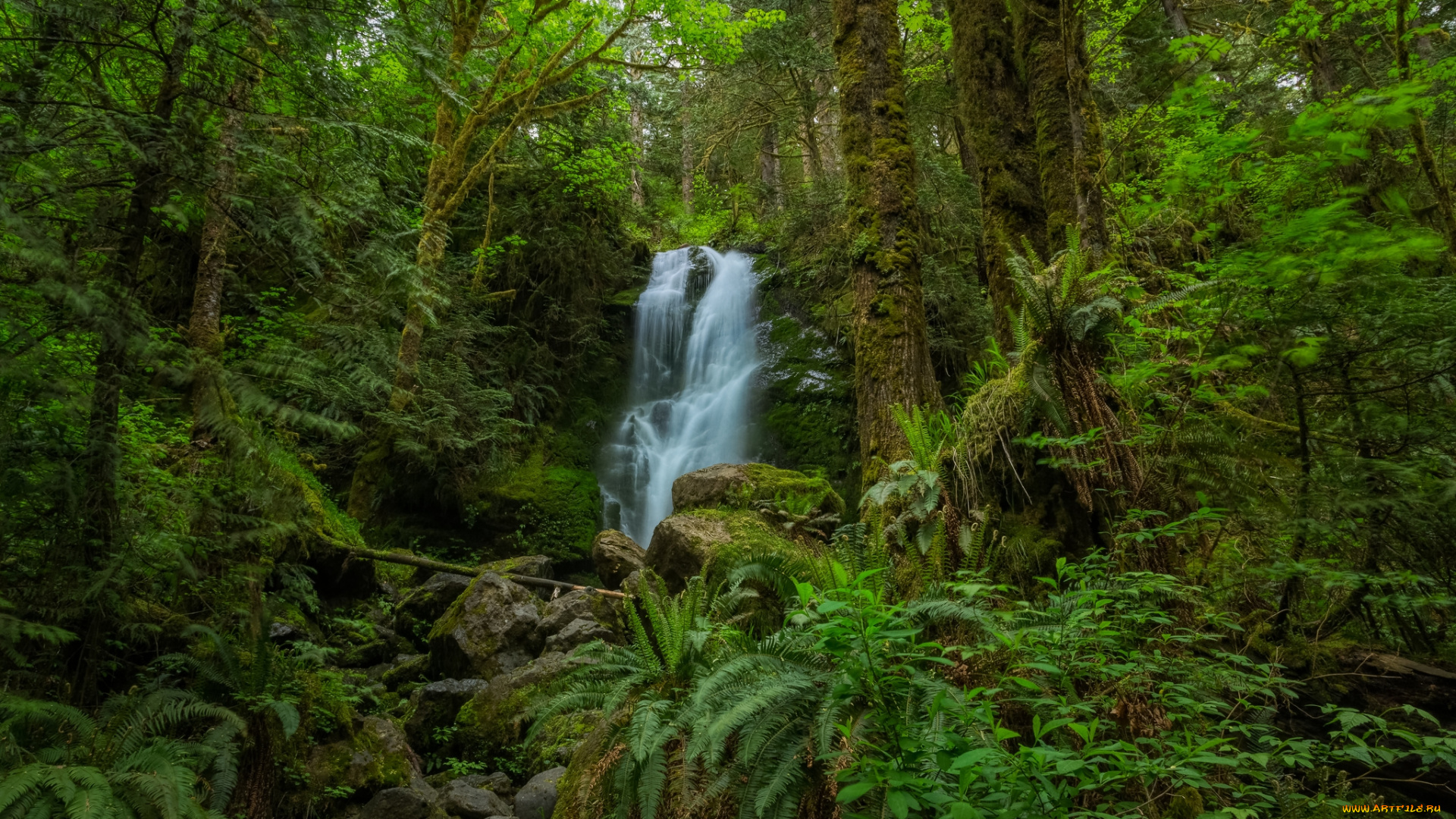 природа, водопады, простор