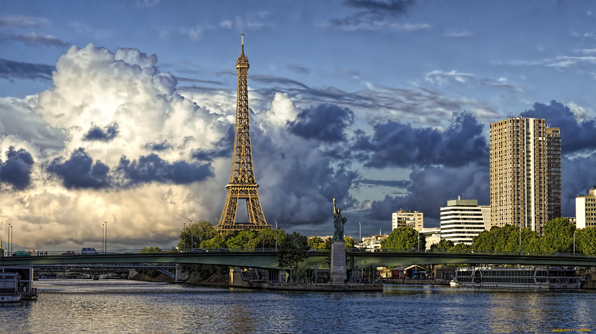 par&, 237, города, париж, , франция, простор