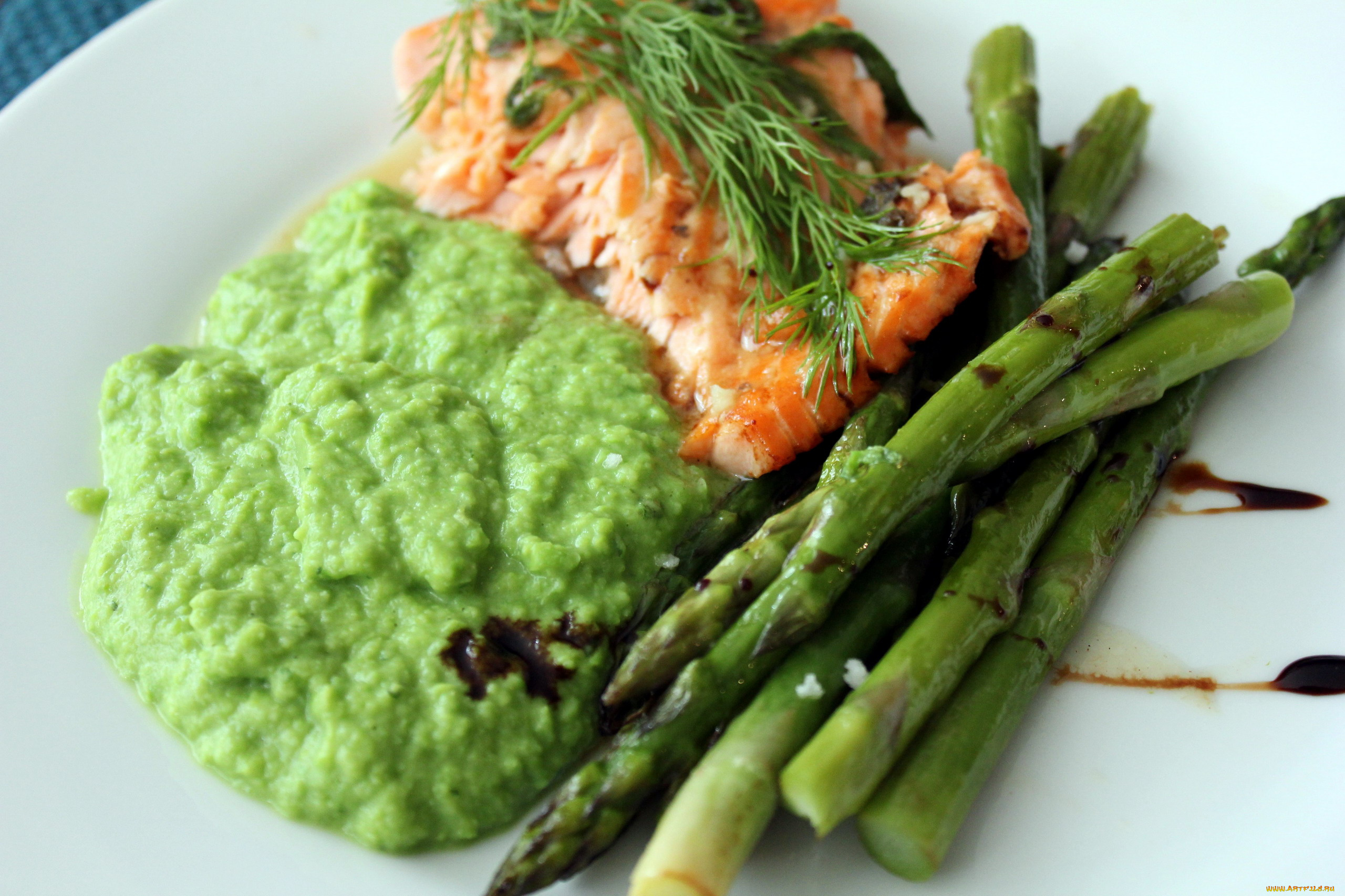 еда, рыбные, блюда, , с, морепродуктами, форель