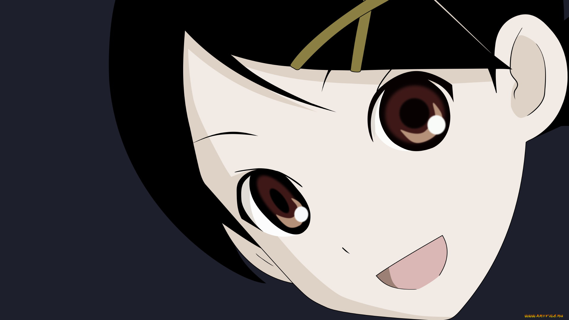 аниме, sayonara, zetsubo, sensei, девочка, лицо