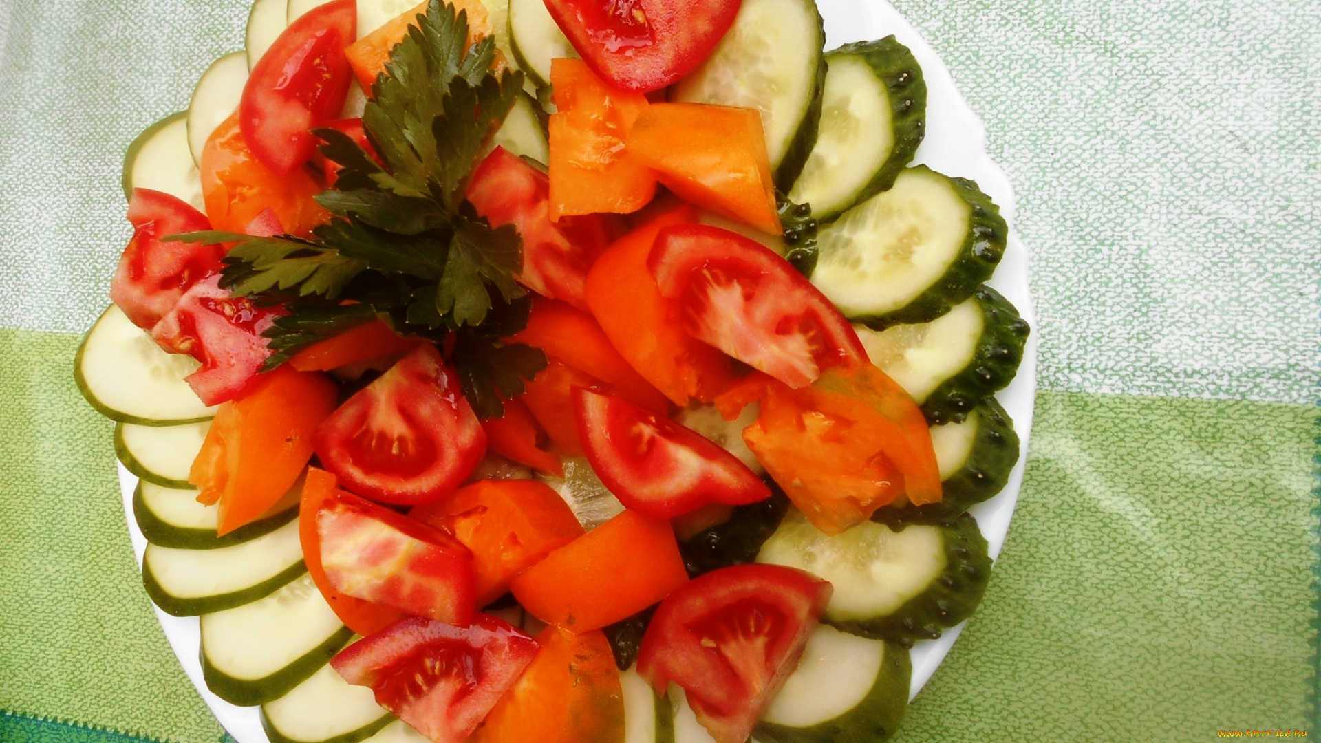 еда, салаты, , закуски, томаты, огурцы, помидоры