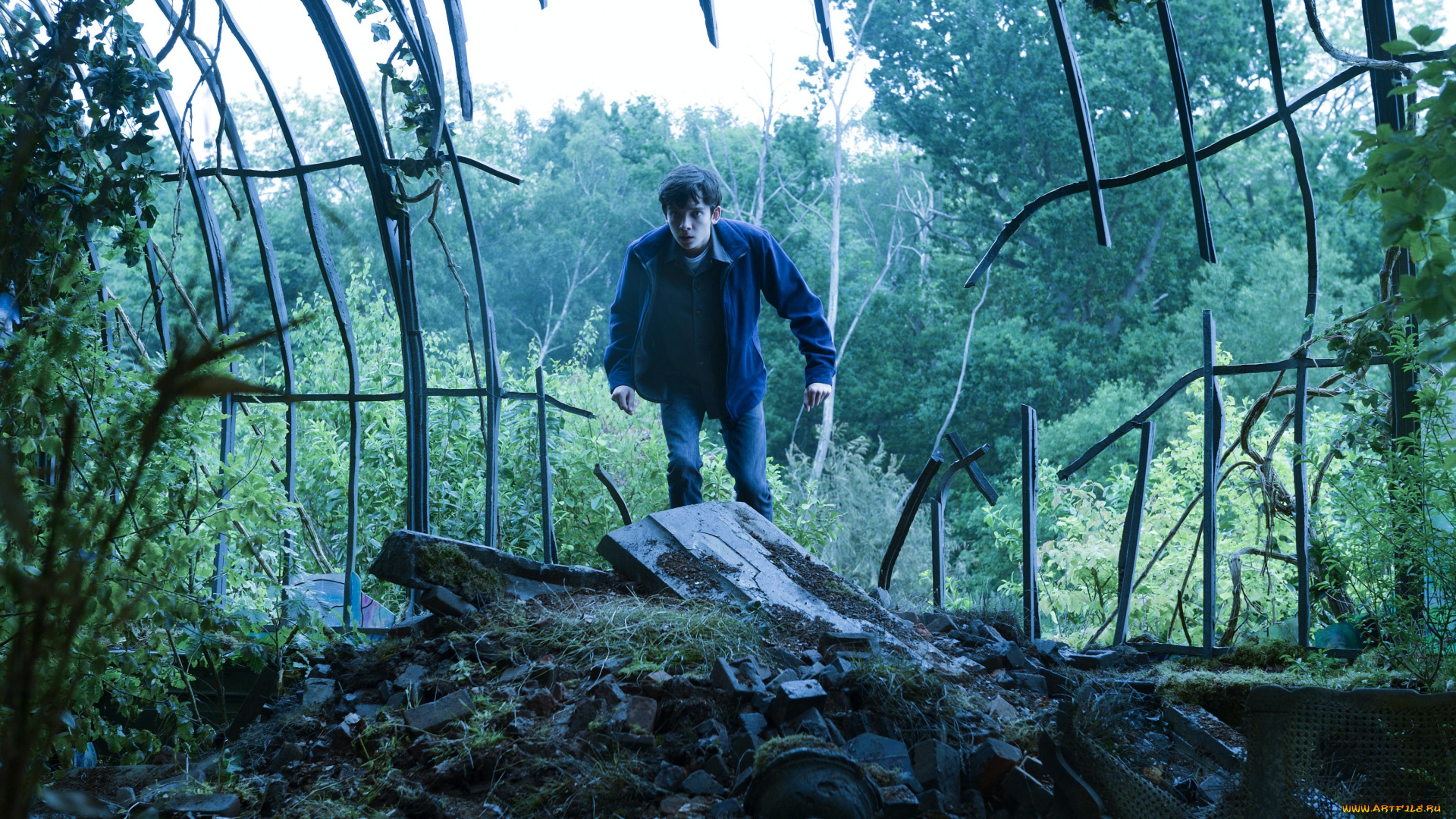 кино, фильмы, miss, peregrine`s, home, for, peculiar, children, развалины, джейкоб