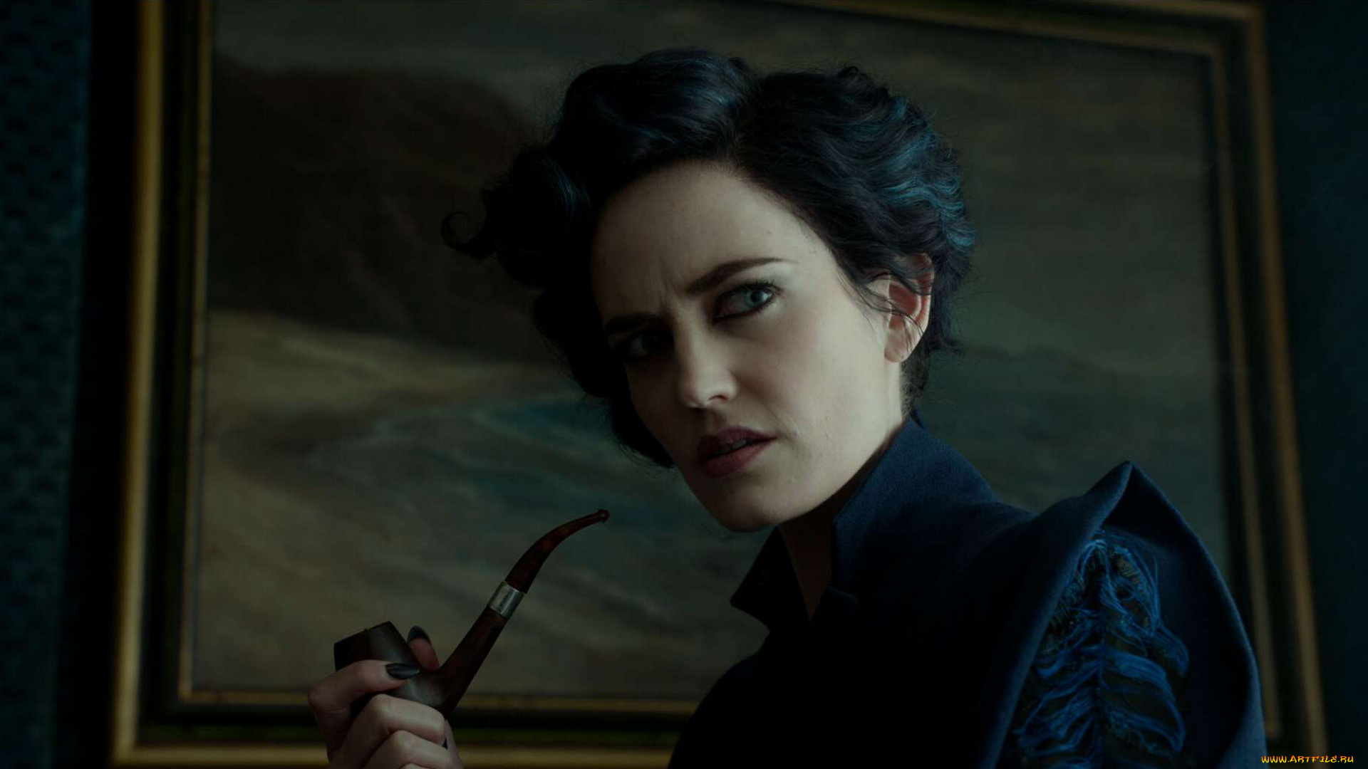 кино, фильмы, miss, peregrine`s, home, for, peculiar, children, картина, трубка, лицо, мисс, перегрин