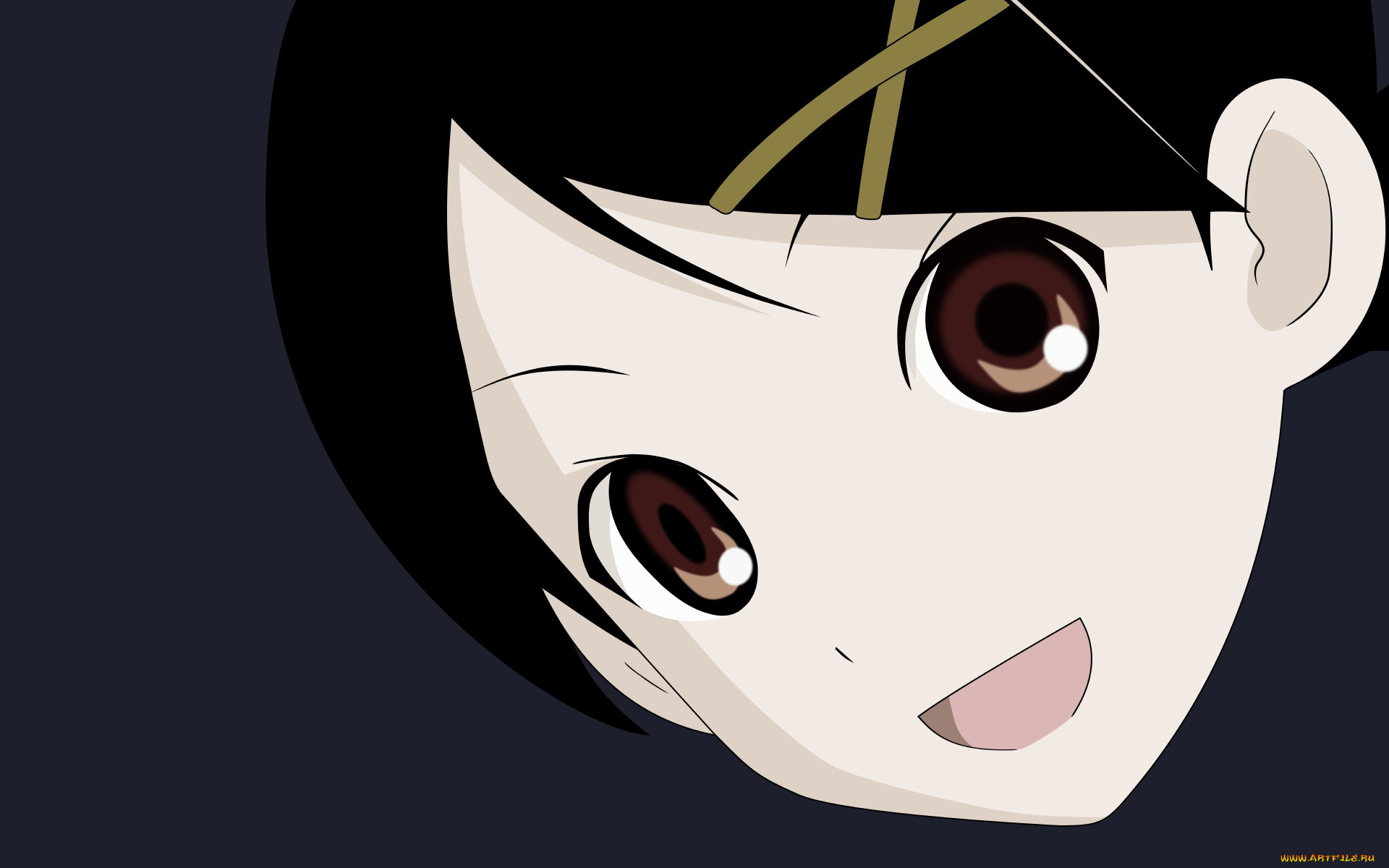 аниме, sayonara, zetsubo, sensei, девочка, лицо