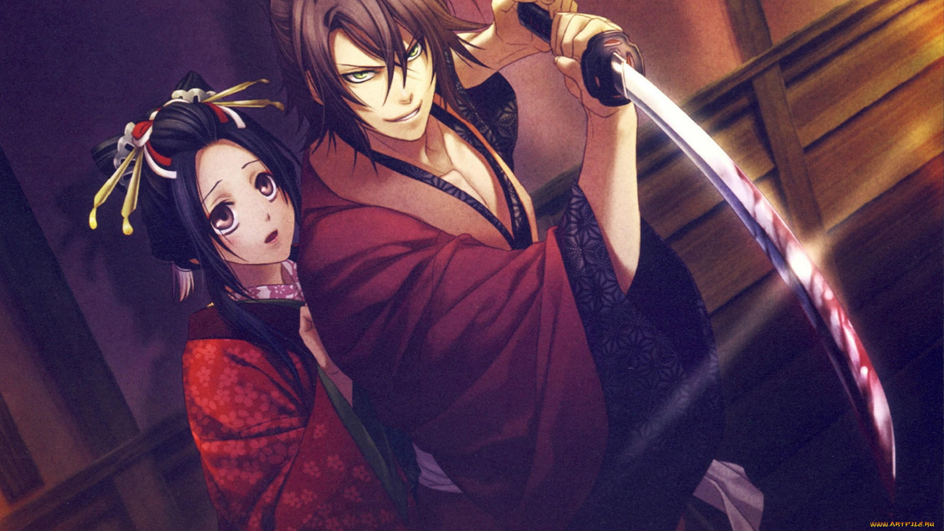 аниме, hakuouki, hakuouk