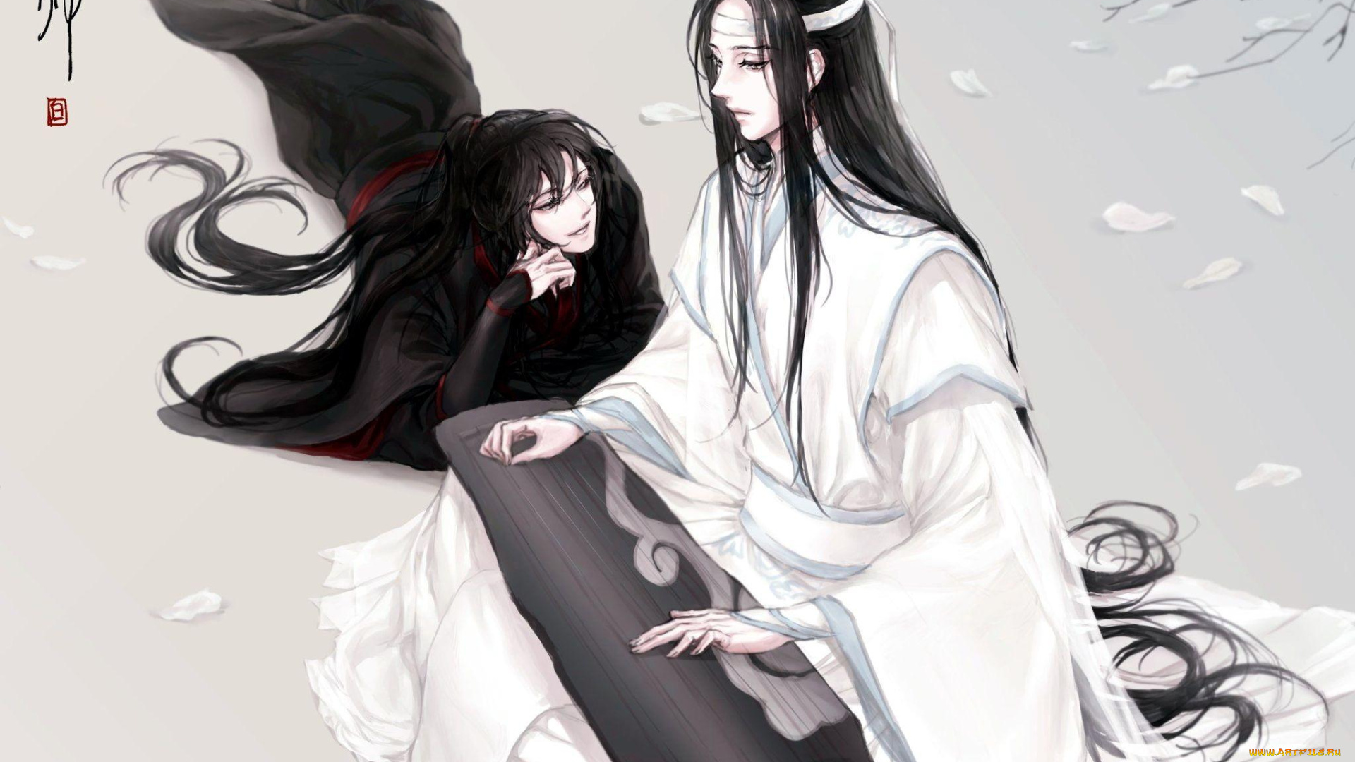 аниме, mo, dao, zu, shi, вэй, усянь, лань, ванцзы, гуцинь, ветки