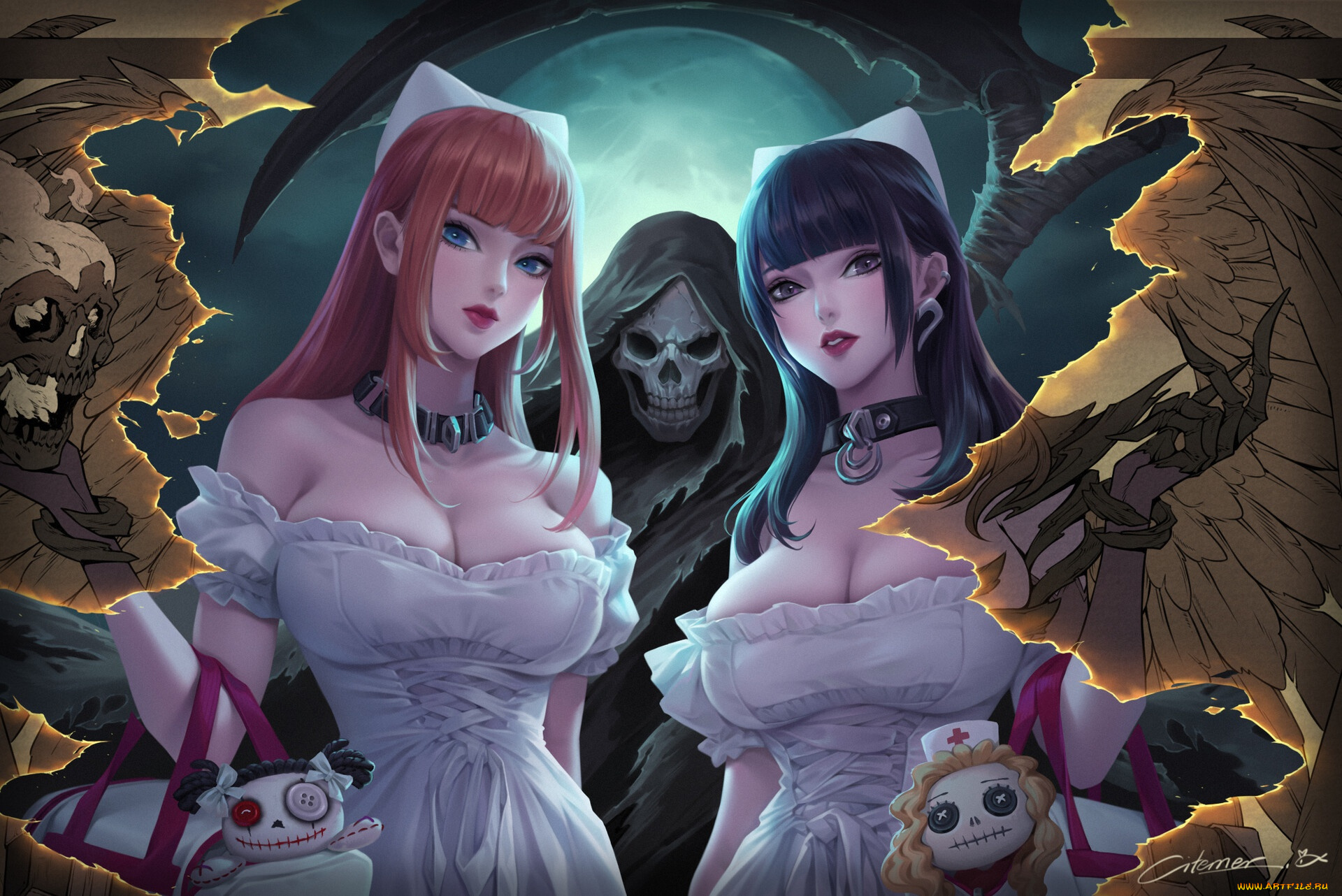 citemer, liu, фэнтези, красавицы, и, чудовища, citemer, liu