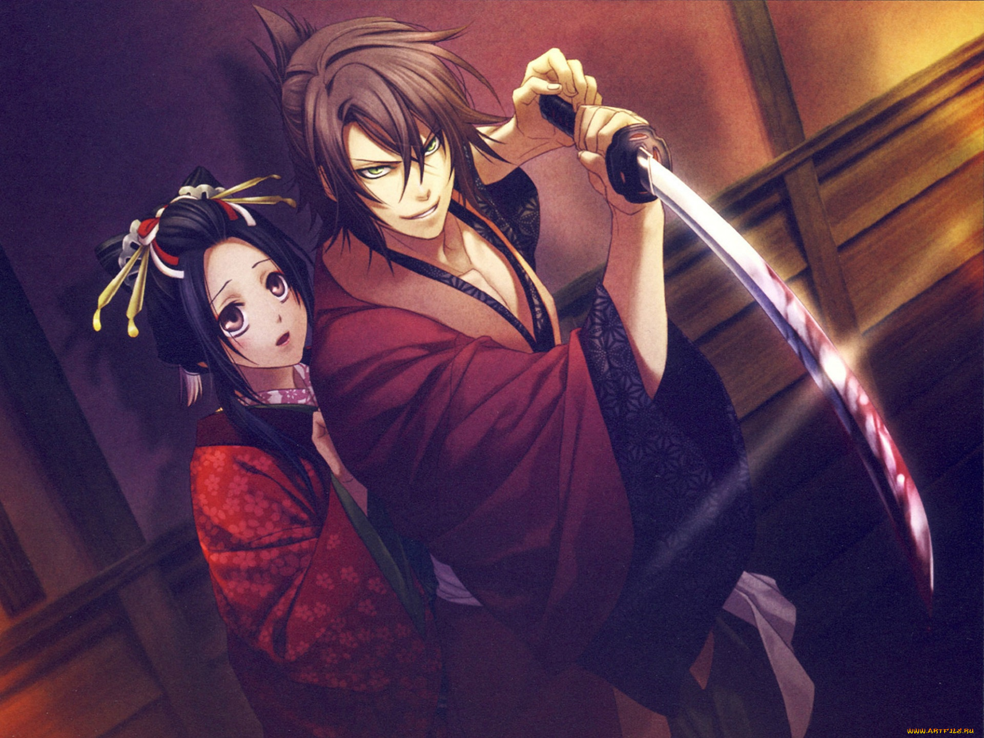 аниме, hakuouki, hakuouk