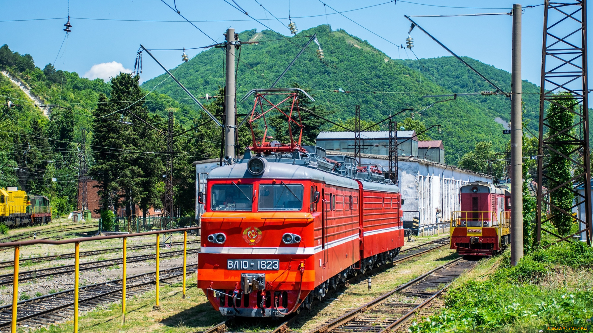 электровоз, вл-, 10, техника, электровозы, электровоз, вл-, 10, локомотивы, тепловоз, рельсы