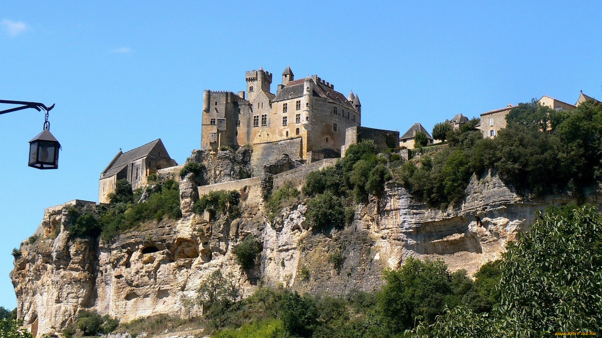 chateau, de, beynac, france, города, замки, франции, chateau, de, beynac