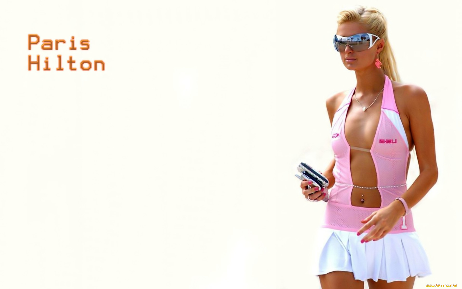 девушки, paris, hilton, блондинка, очки, наряд, пирсинг