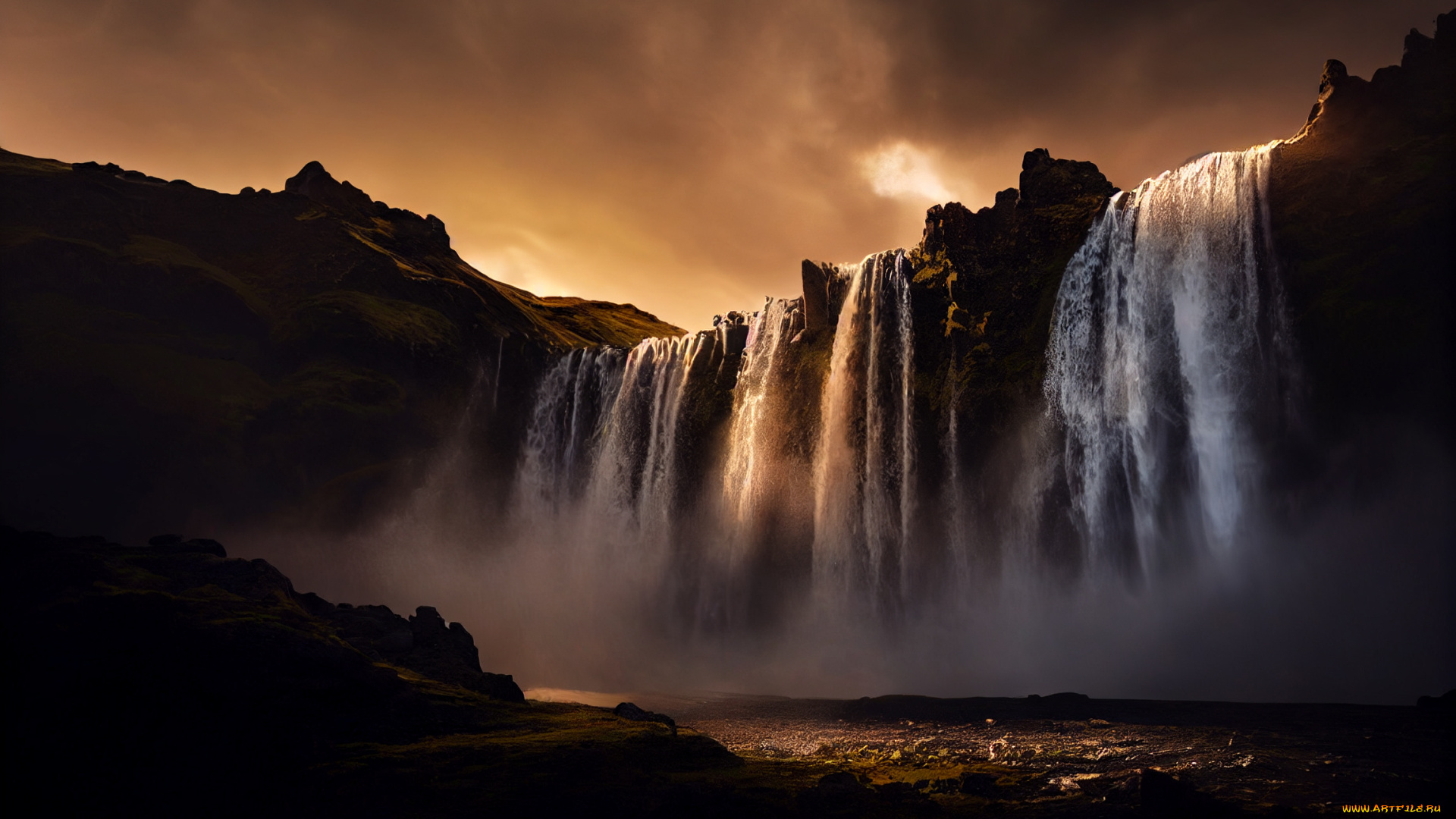разное, компьютерный, дизайн, пейзаж