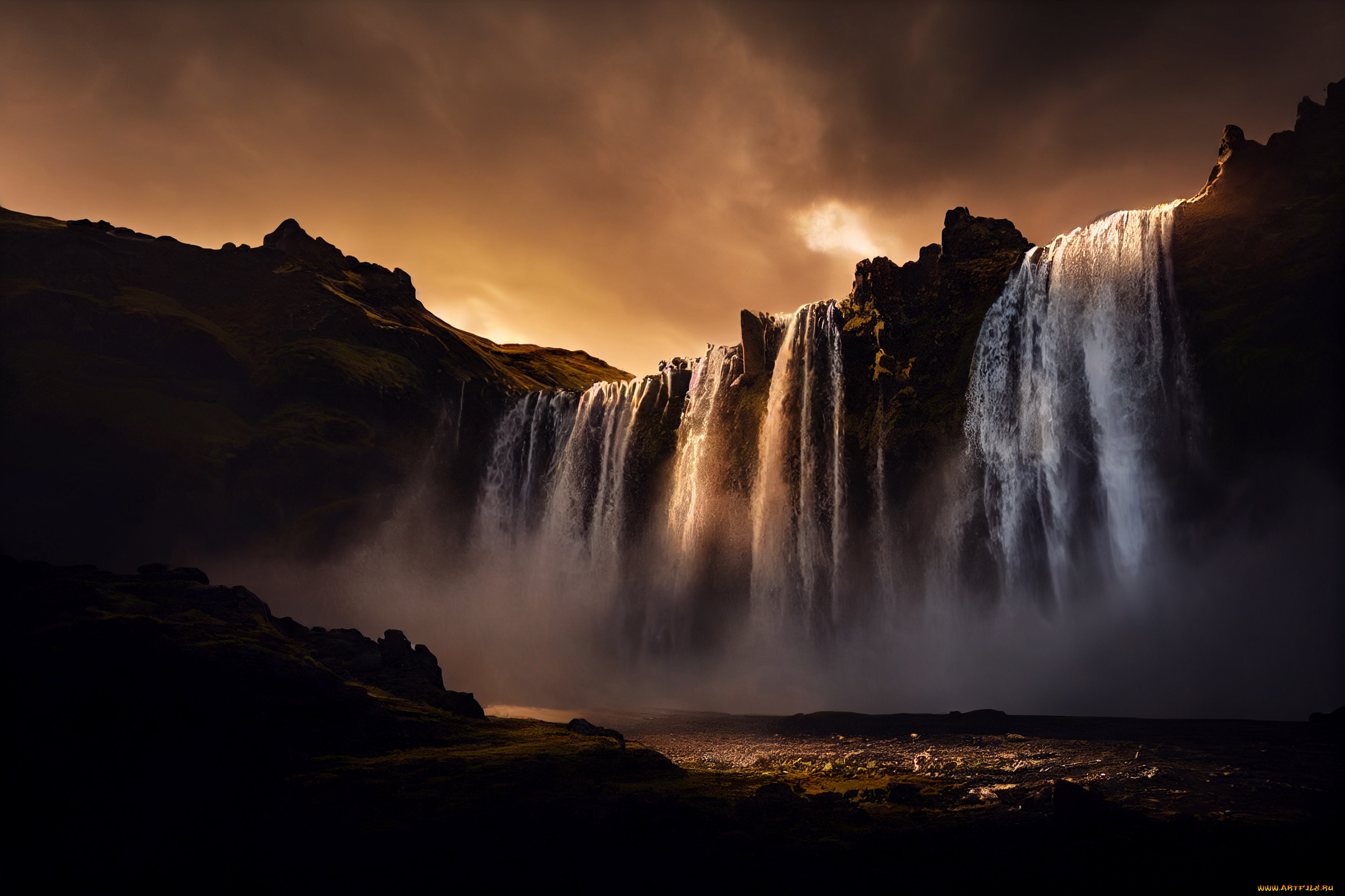разное, компьютерный, дизайн, пейзаж