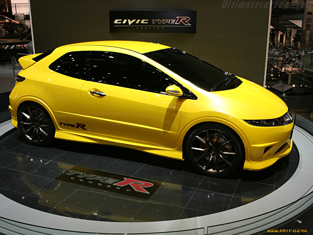 honda, civic, type, автомобили