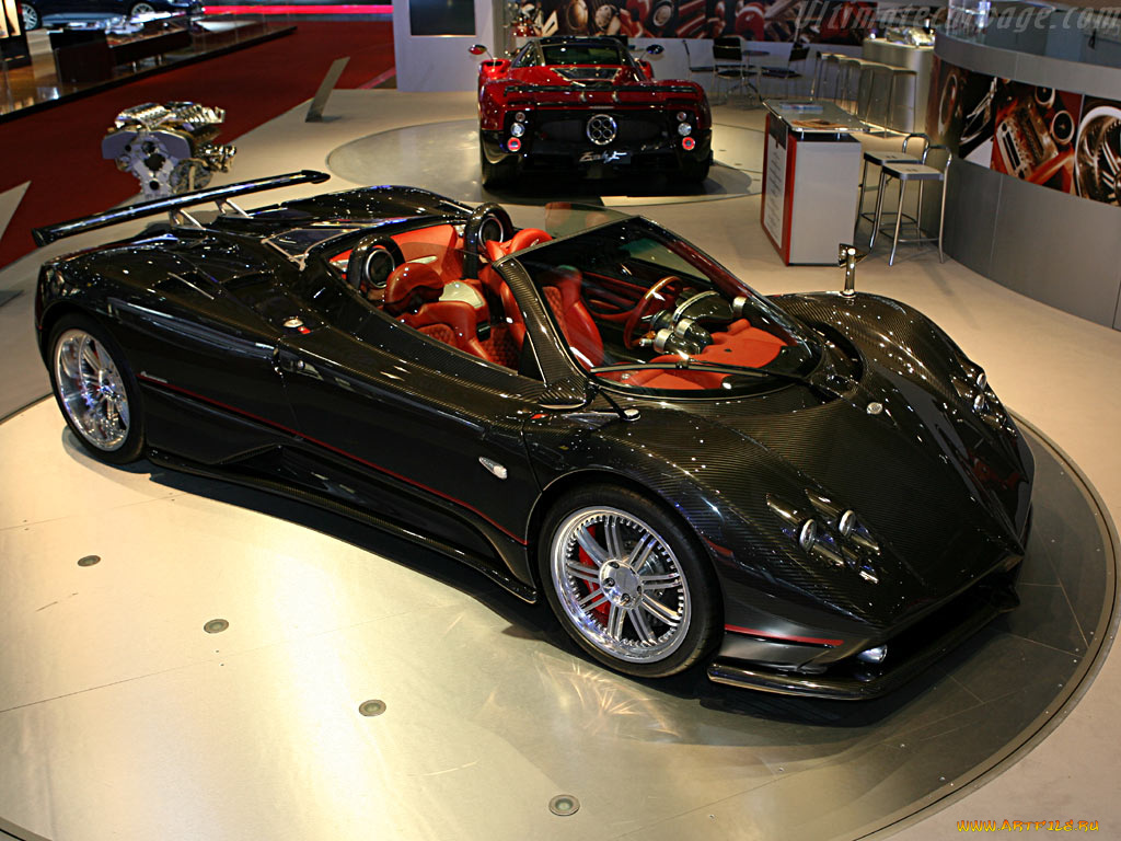 pagani, zonda, roadster, автомобили