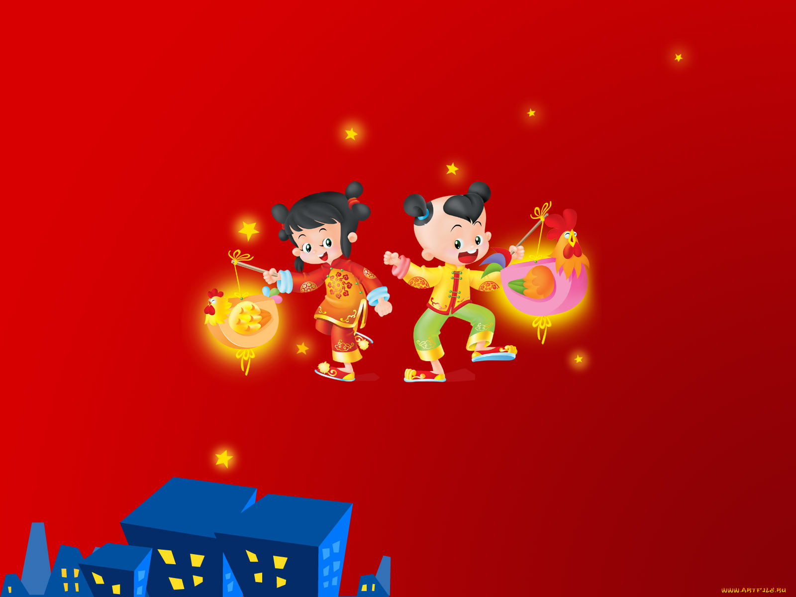 праздничные, векторная, графика, новый, год