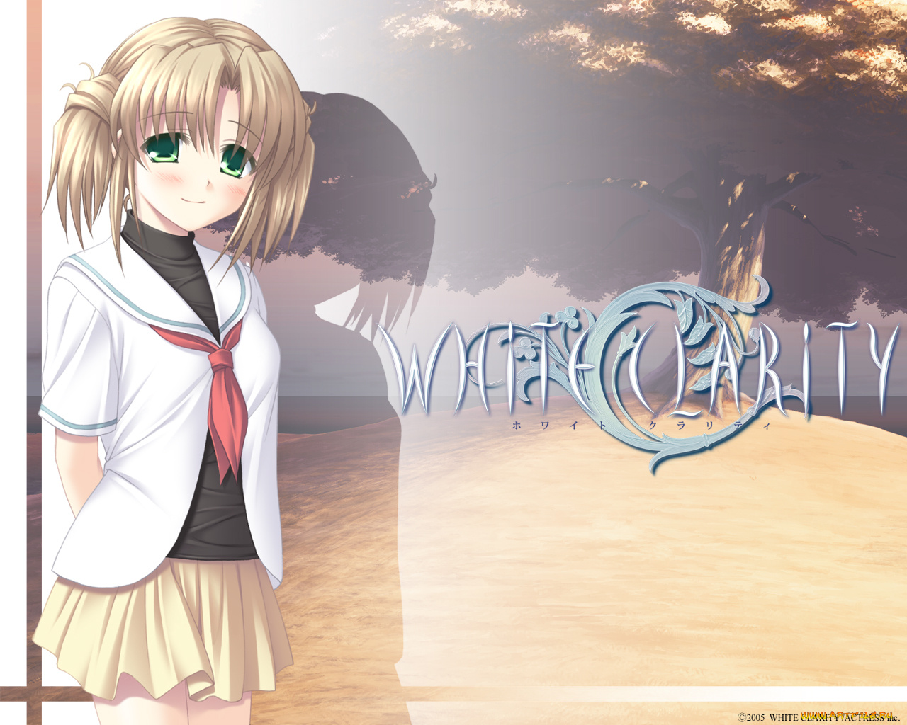 аниме, white, clarity