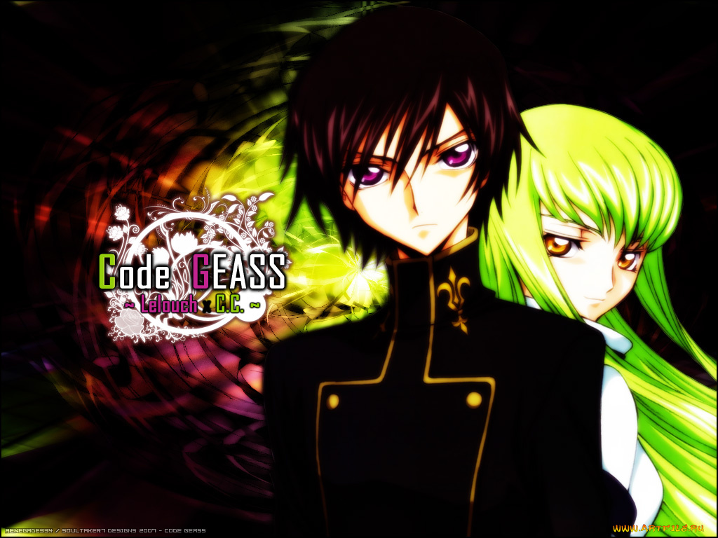 аниме, code, geass