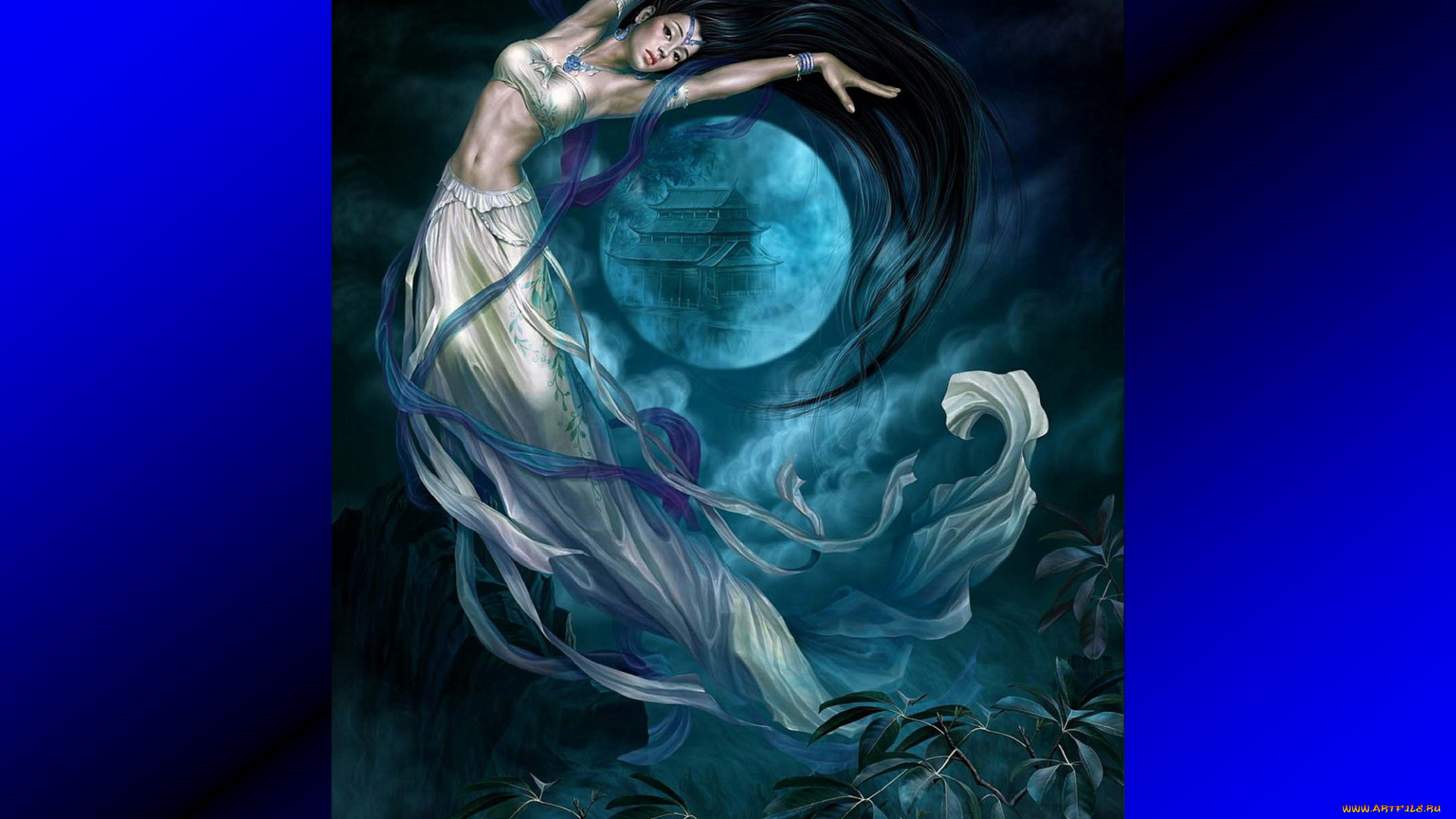 лунная, танцовщица, v, , фэнтези, девушки