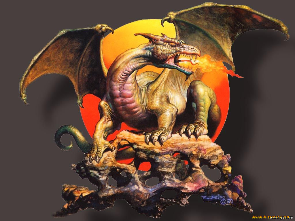 фэнтези, драконы