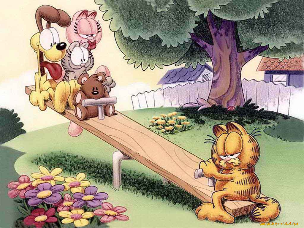 мультфильмы, garfield