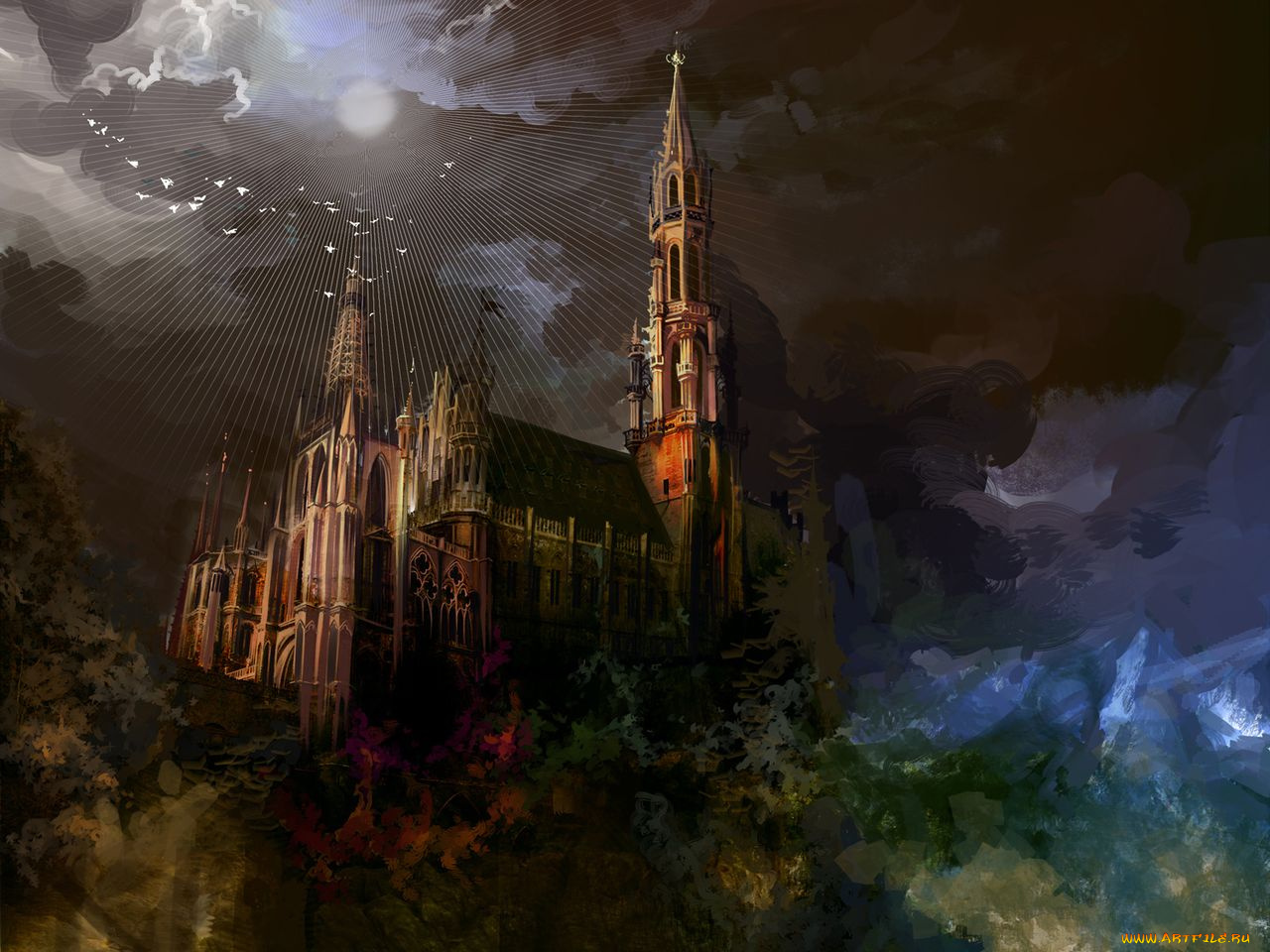 фэнтези, замки